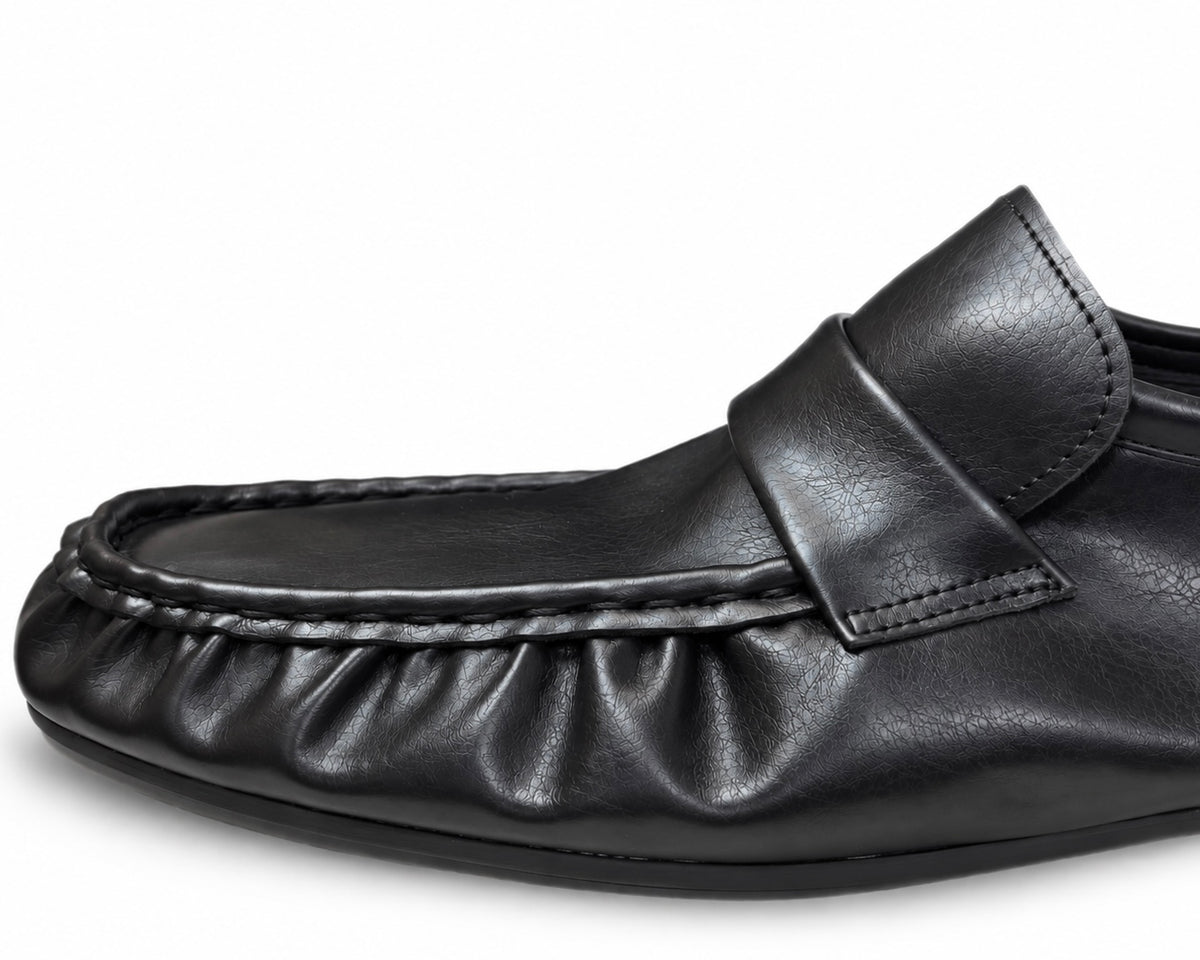 東京店WEB限定受注制【Chikashitsu +】gather penny loafer (2color)
