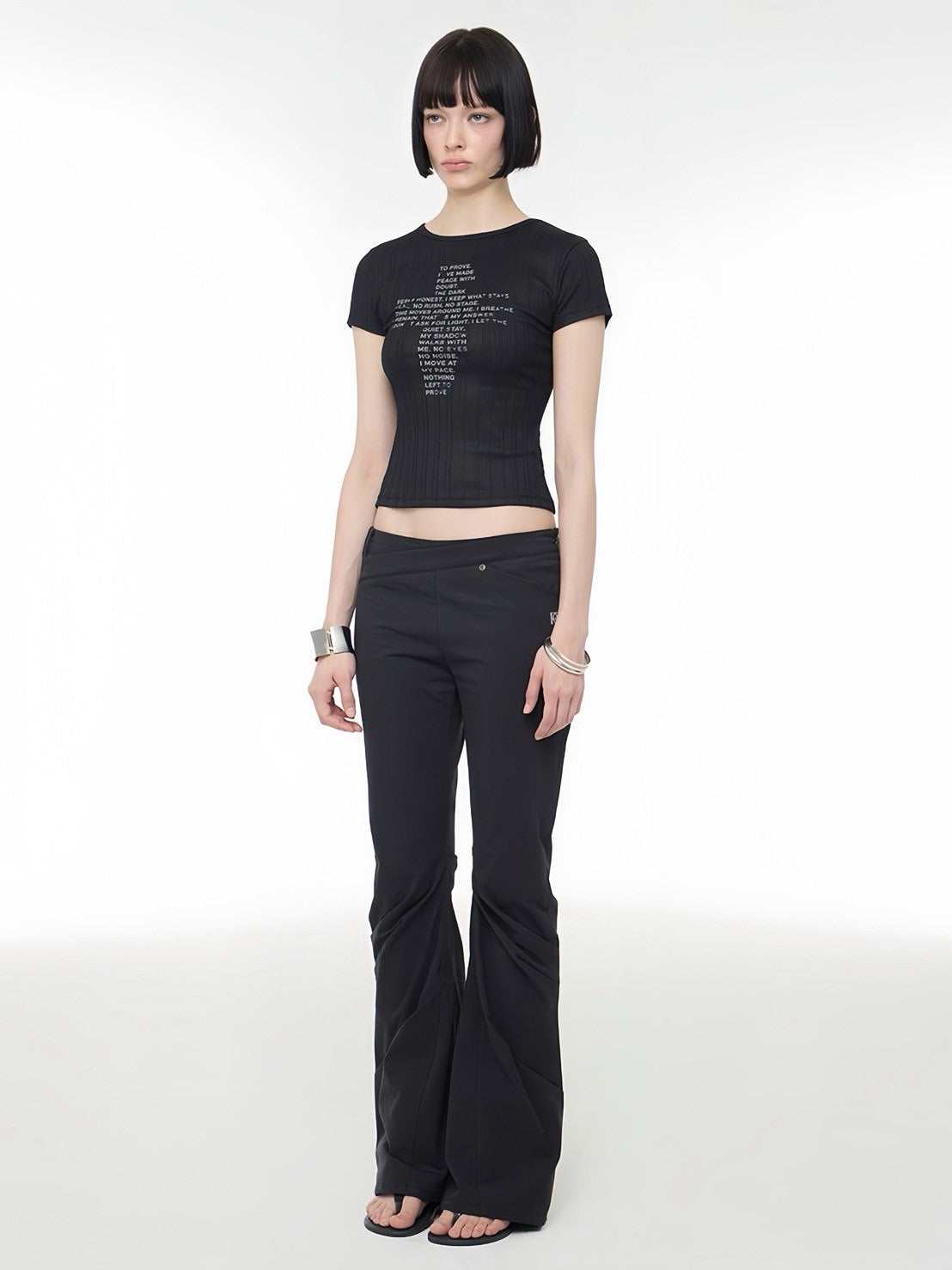 【ROCK CAKE】Cross Crop Top