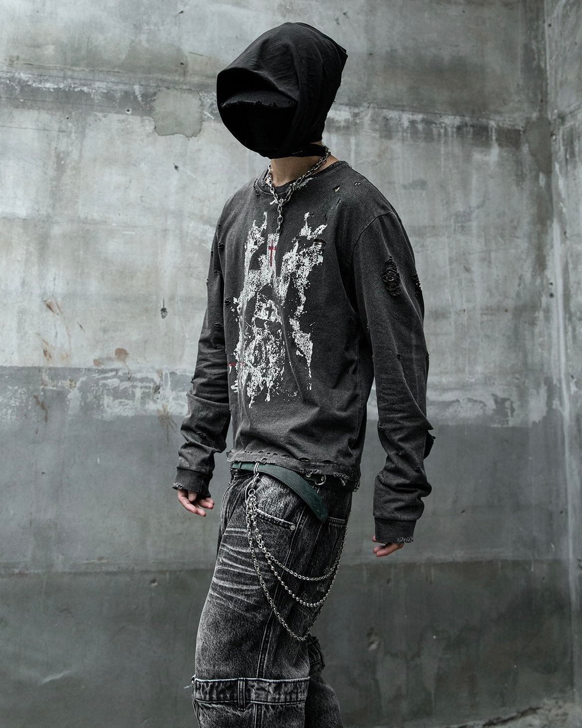 【roaringrad】Gloria Destroyed Long Sleeve