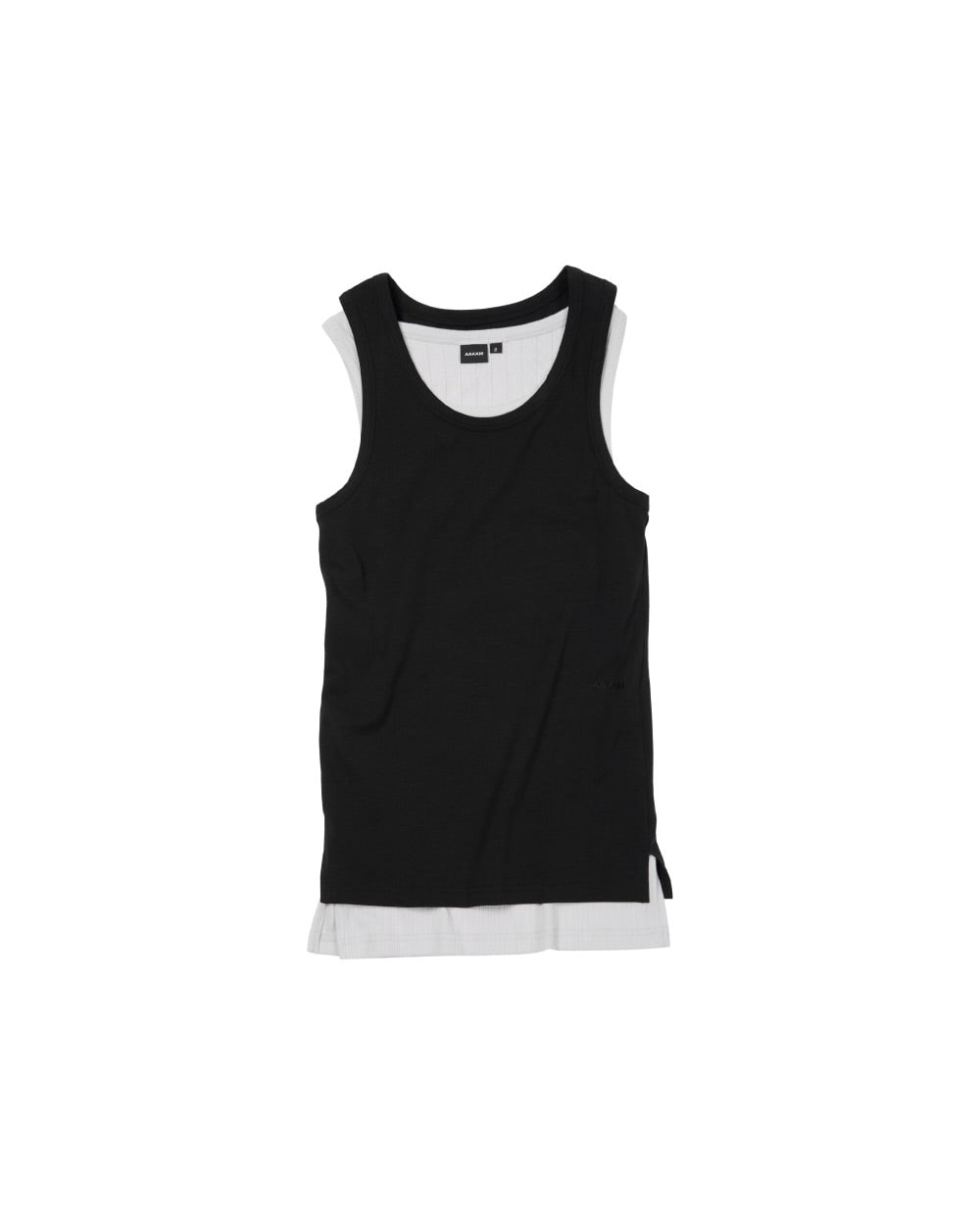 【AAKAM】2-Piece Layered Sleeveless