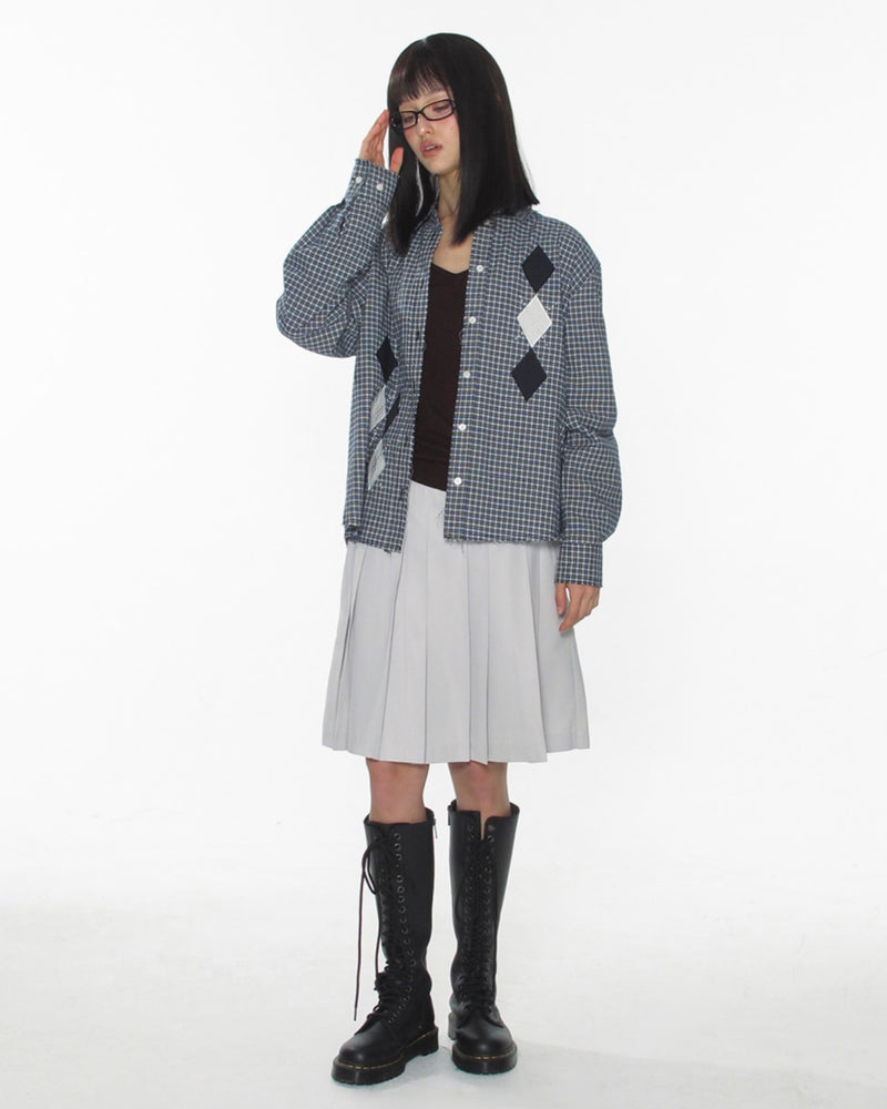 【CRANK】ARGYLE CHECK SHIRTS