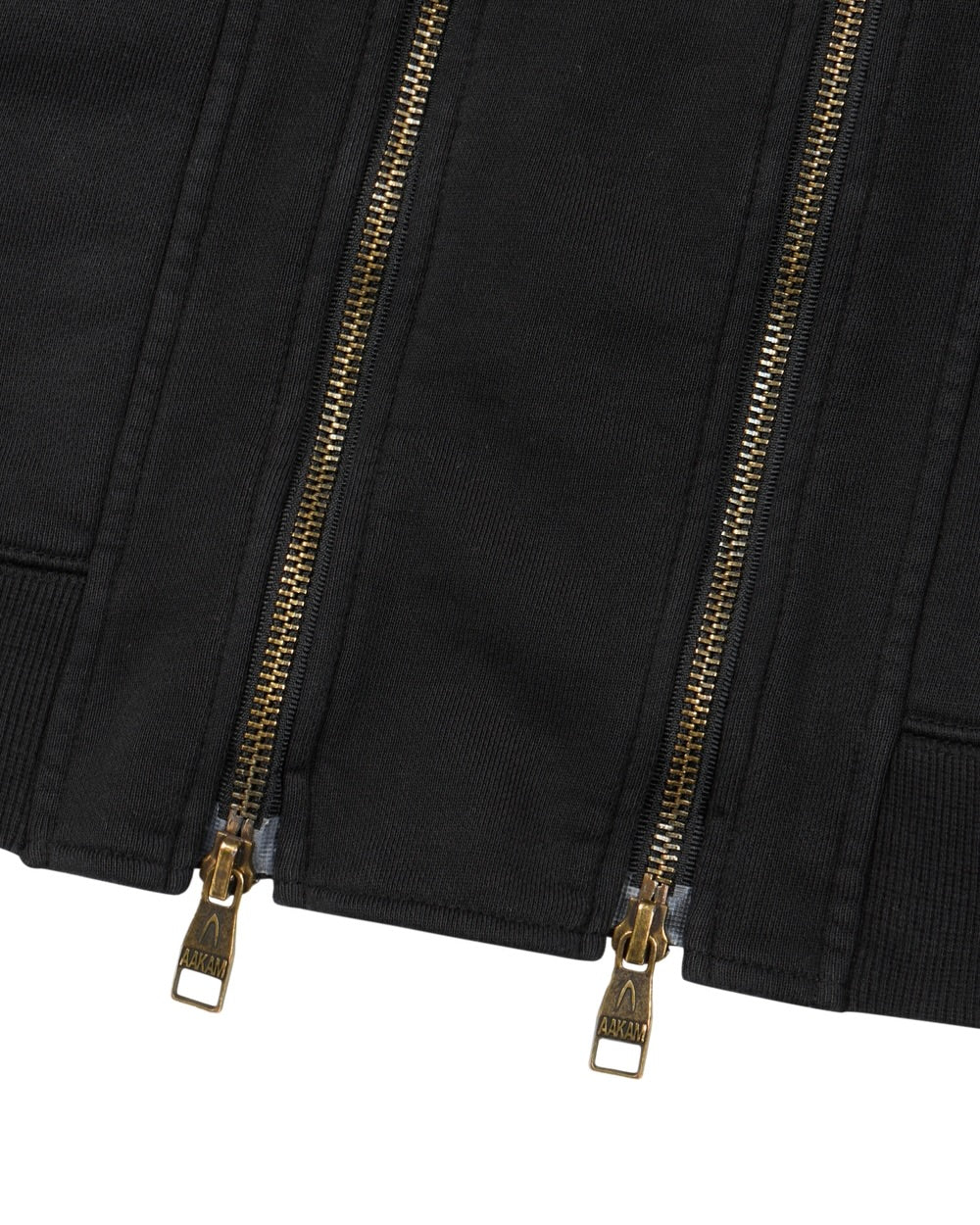【AAKAM】Double Zippered Zip-Up Hoodie
