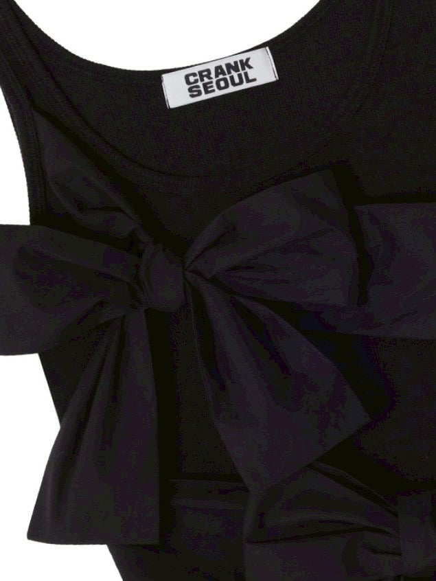 【CRANK】DOUBLE RIBBON-TIED SLEEVELESS