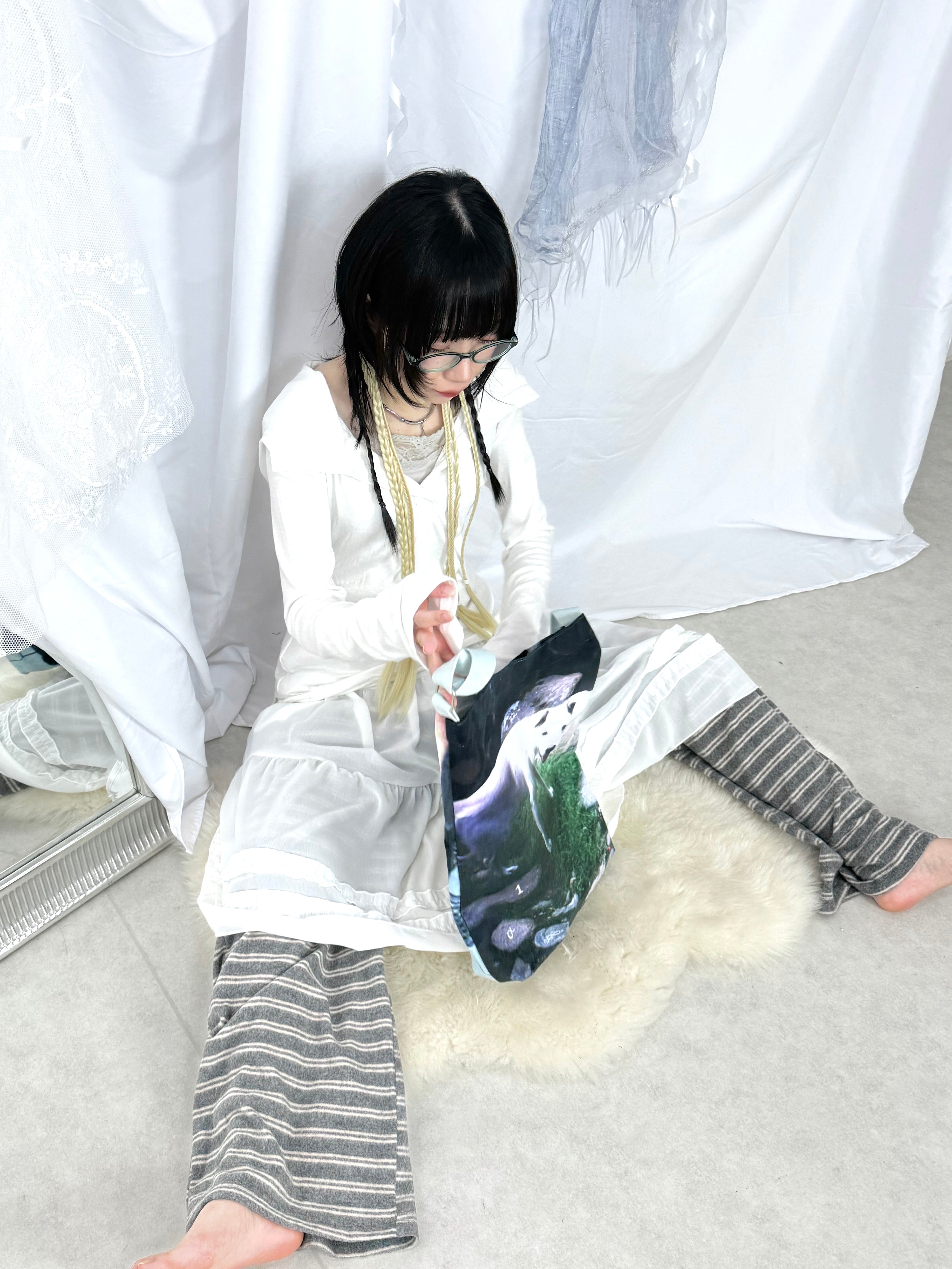 国際配送【Nerd out XU】memory print bag
