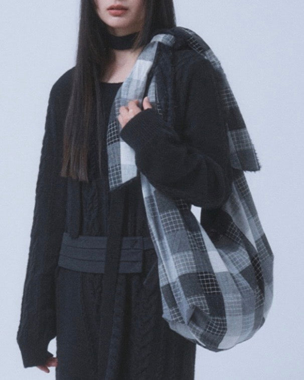 【TUOMIO】PATCHWORK REVERSIBLE BAG