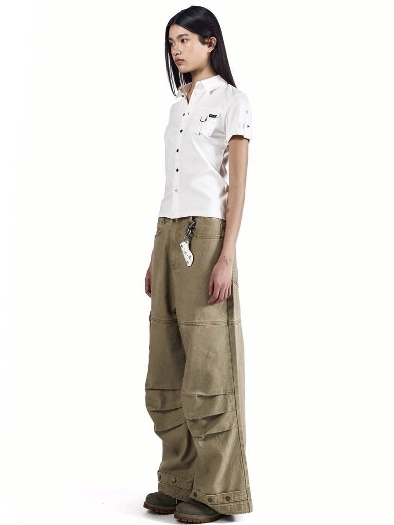 【AAKAM】Cowboy Chaps Cotton Pants