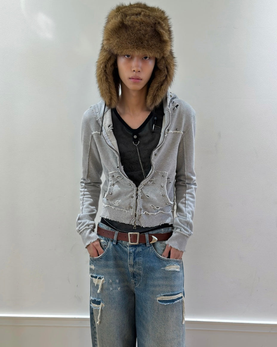 【LECYTO】Fluffy Fur Trapper Hat