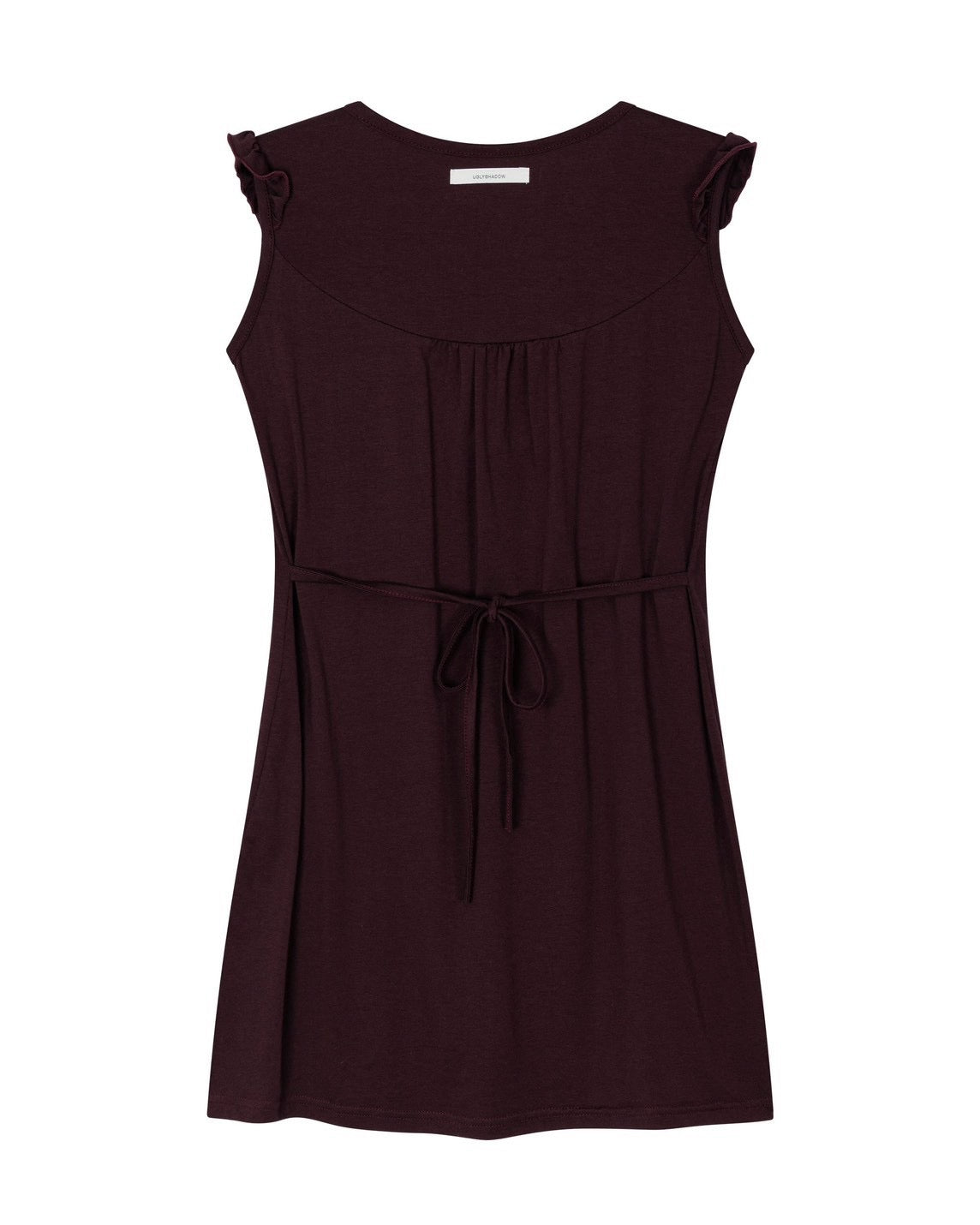 【Uglyshadow】RUFFLE TIE TOP