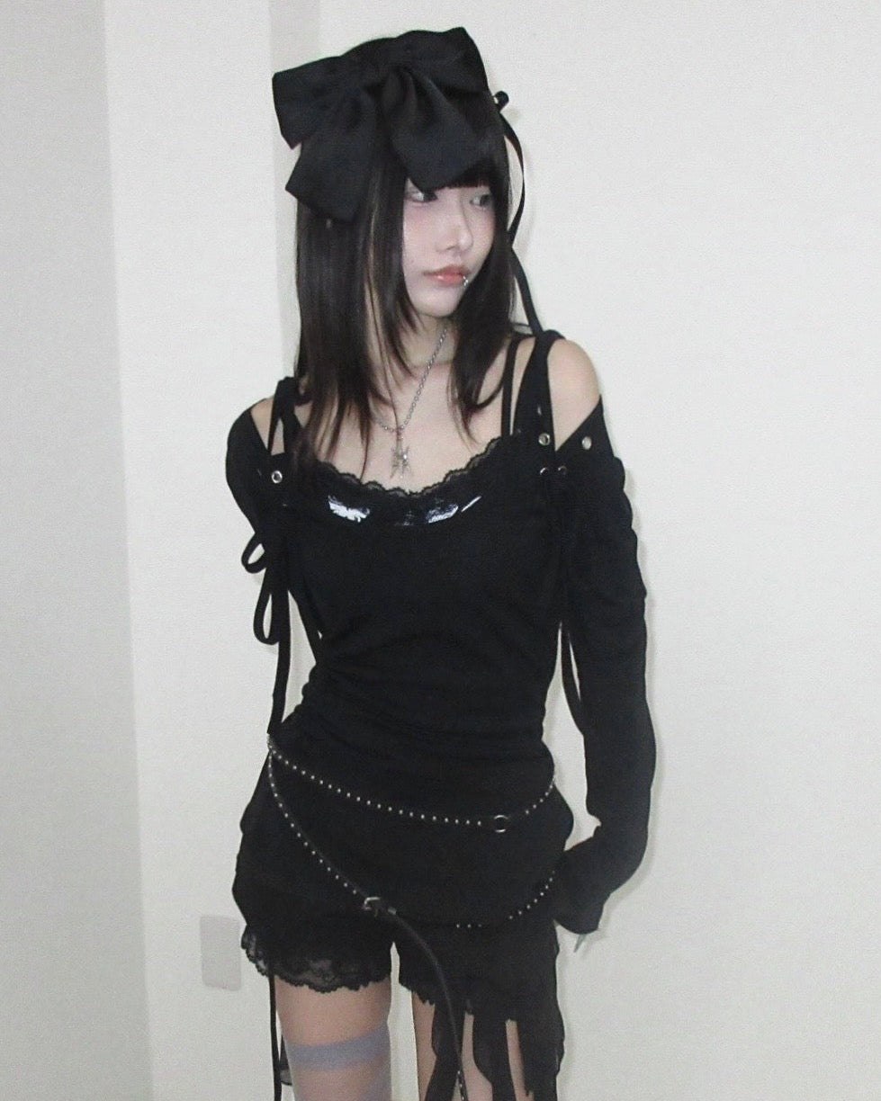 名古屋店WEB限定受注制【nmtc+】Eyelet Layered Bolero Set (3color)