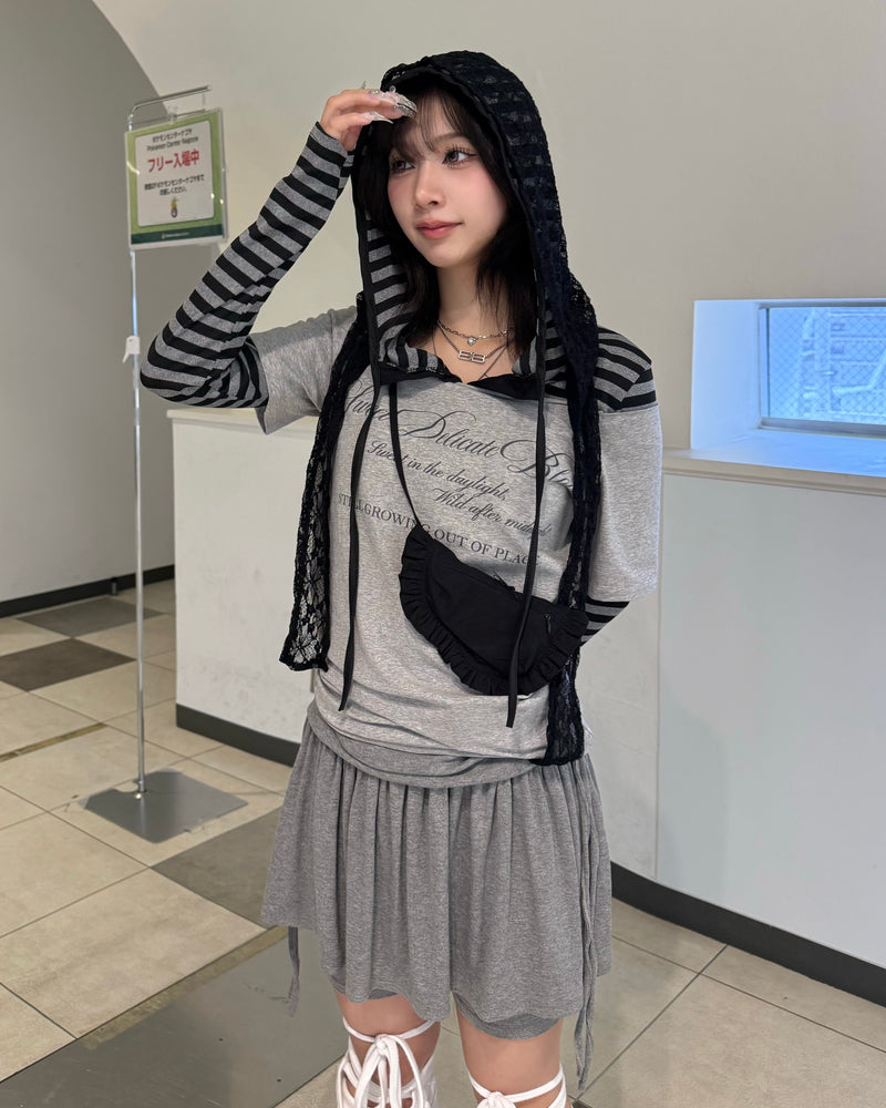 名古屋店WEB限定受注制【nmtc+】drawstring leggings skirt (3color)