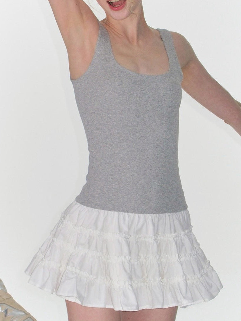 【CRANK】FRILL TIERED DRESS