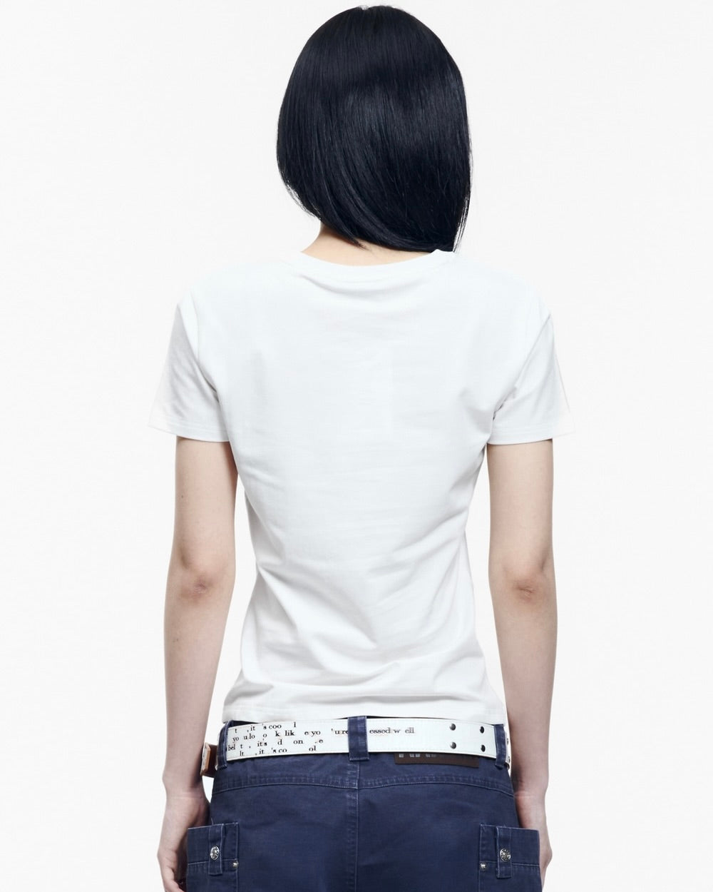 【AAKAM】Eyelet Corset Half Top
