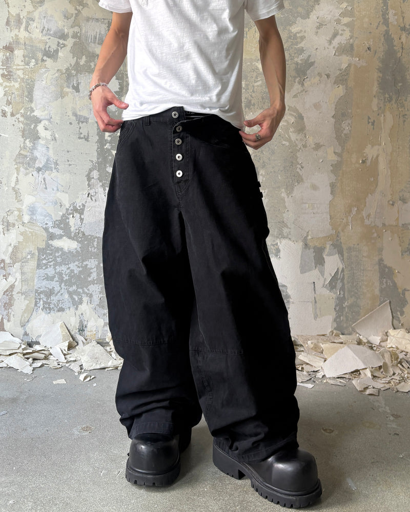 【Lee fi Ne】Ripstop Button Fly Trousers