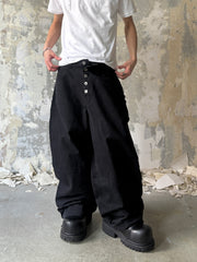 【Lee fi Ne】Ripstop Button Fly Trousers
