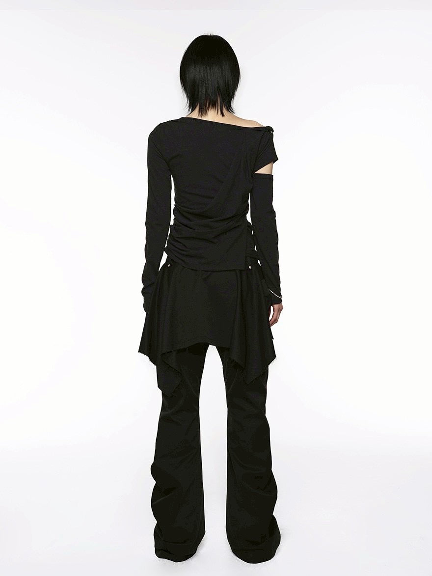 【ROCK CAKE】Bootcut Hook Skirt Pants