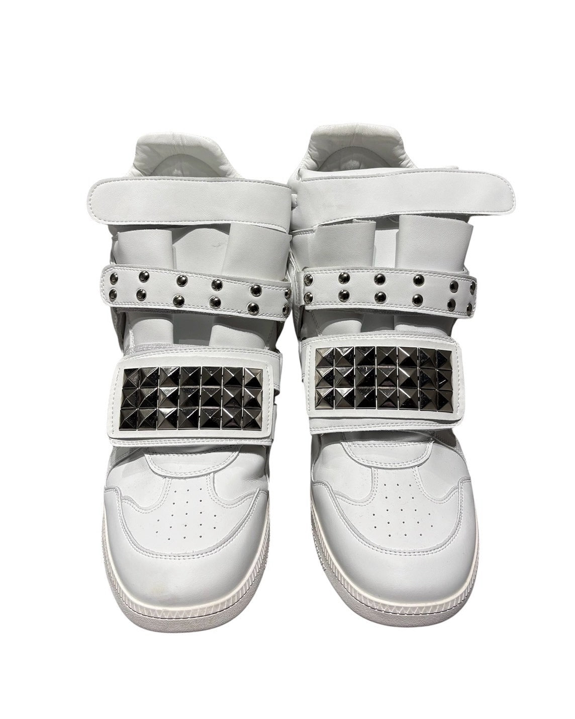 国際配送【Never mind the XU】Studs Wedge High Top Sneakers