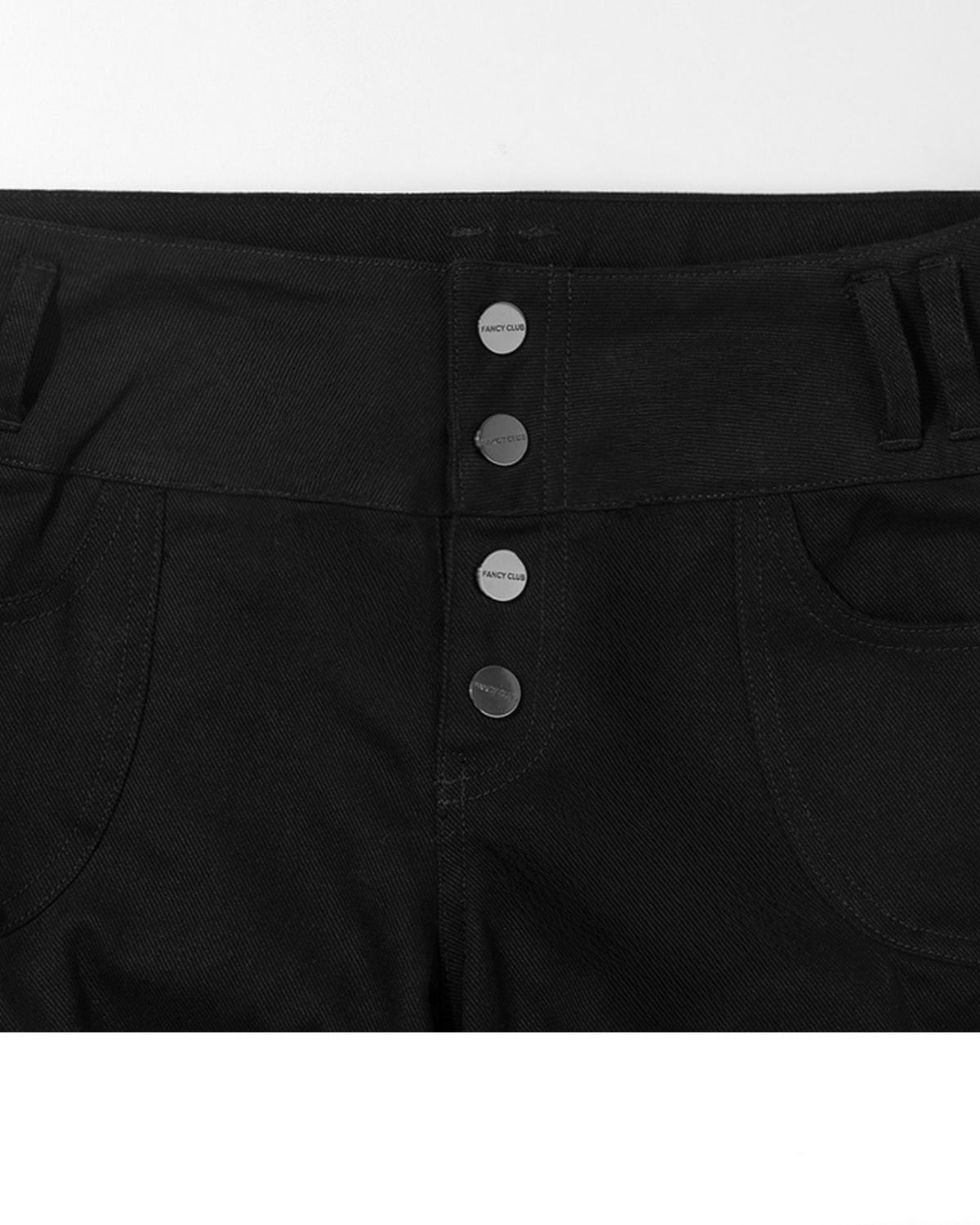 【FANCY CLUB】BELTED FLARE SHIRRING PANTS