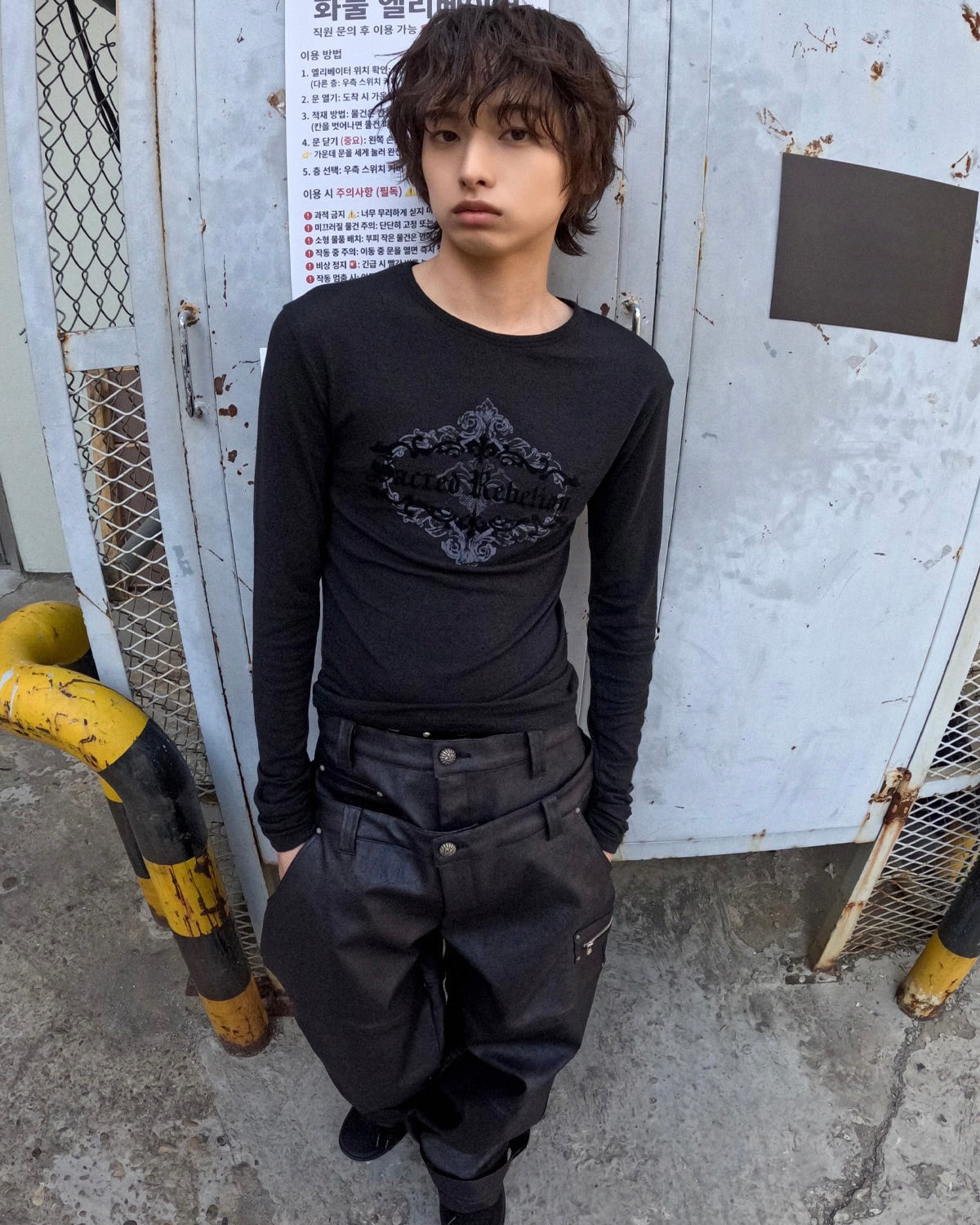 【LECYTO】Ornament Long Sleeve