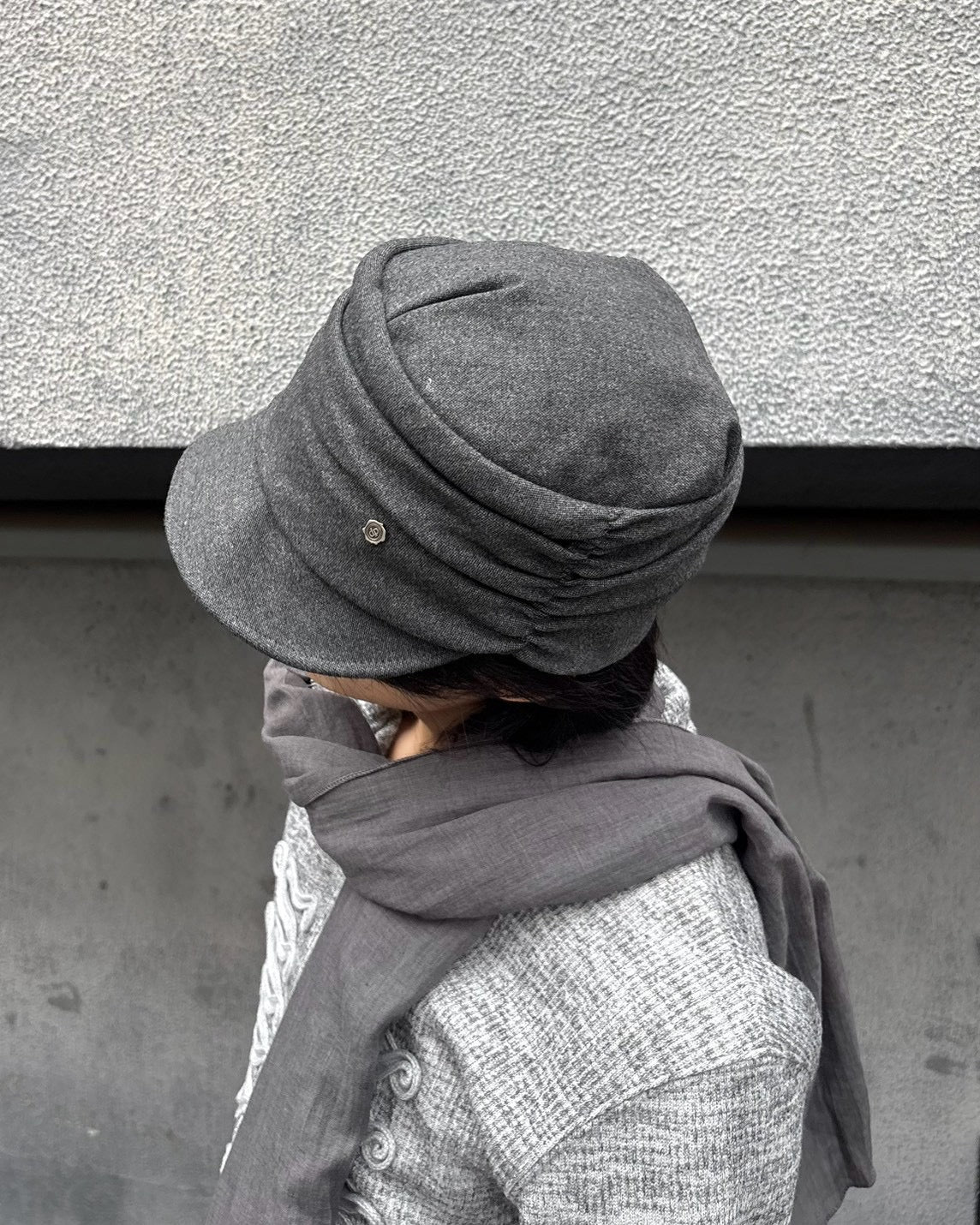 受注制【nmtc+】Ruched Casquette (2color)