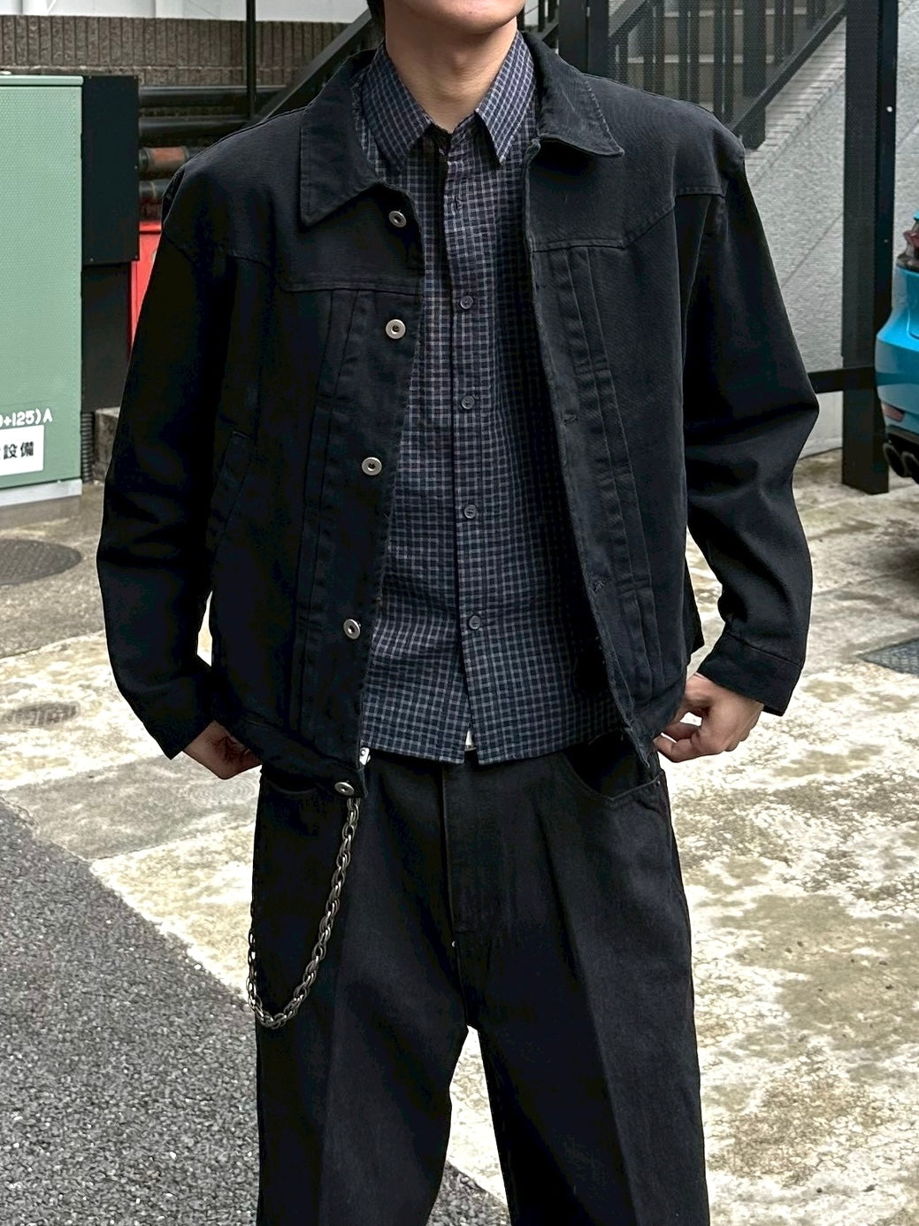 大阪店WEB限定受注制【Chikashitsu +】dry western cotton jacket