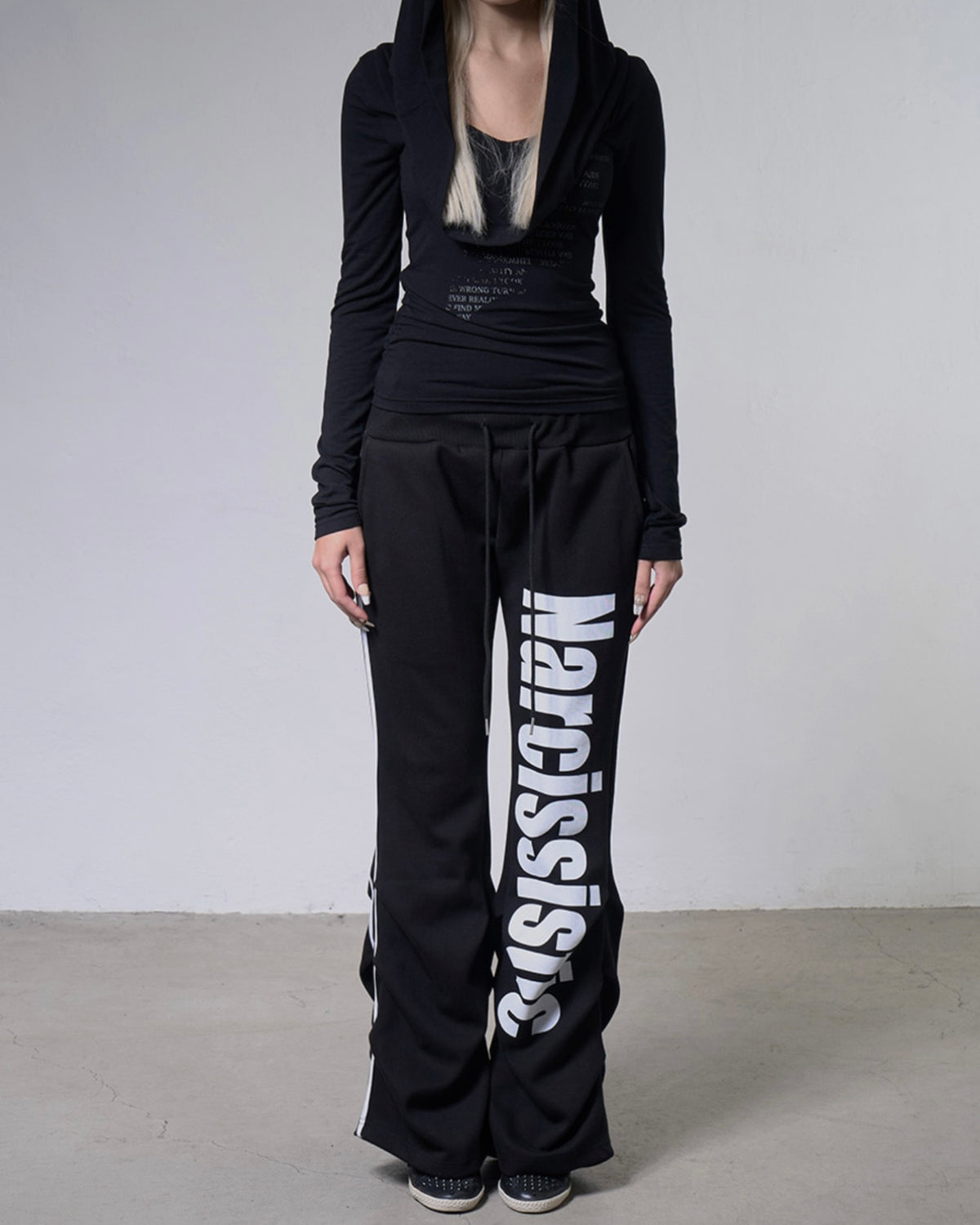 【FANCY CLUB】NARCISSISTIC PINTUCK SWEATPANTS