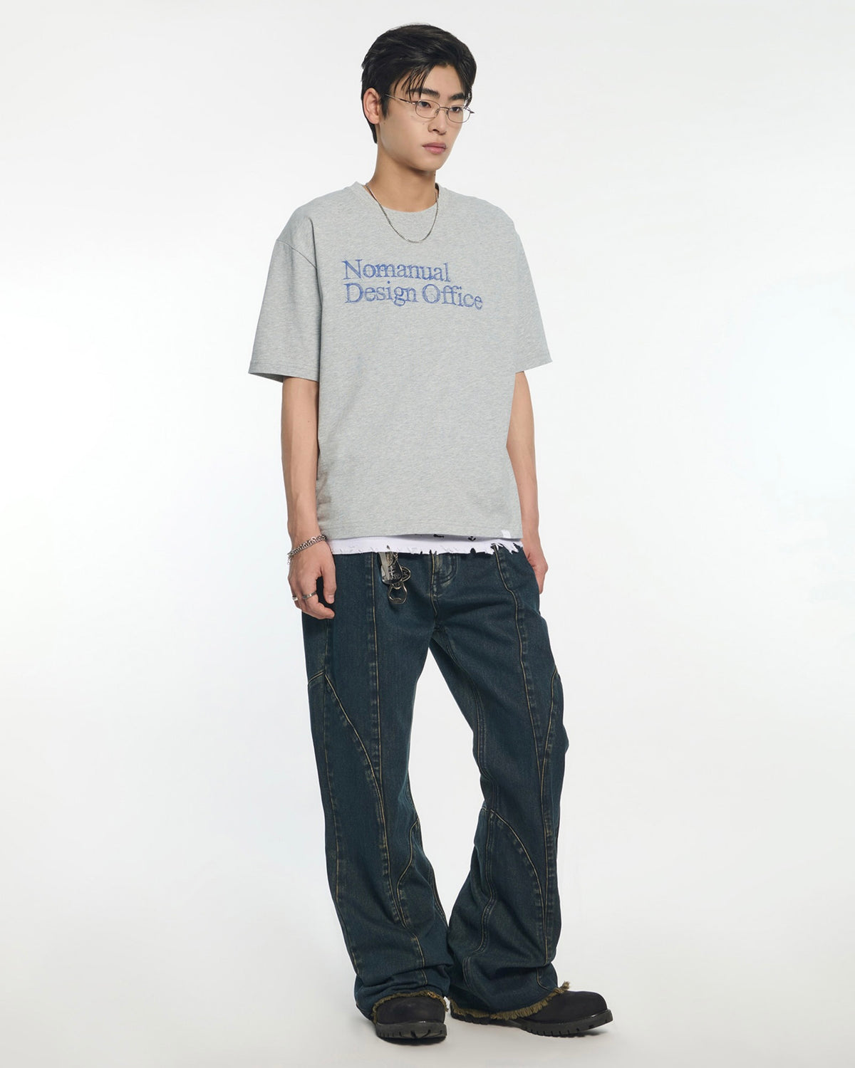 【NOMANUAL】C.L FLARE DENIM PATNS