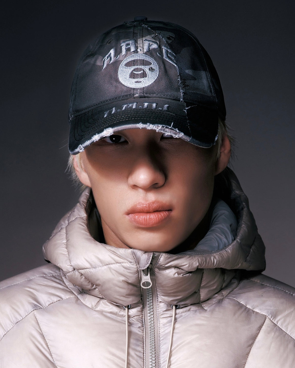 【NOMANUAL】AAPE X NMNL SURVIVOR BALL CAP(SAND CAMO)