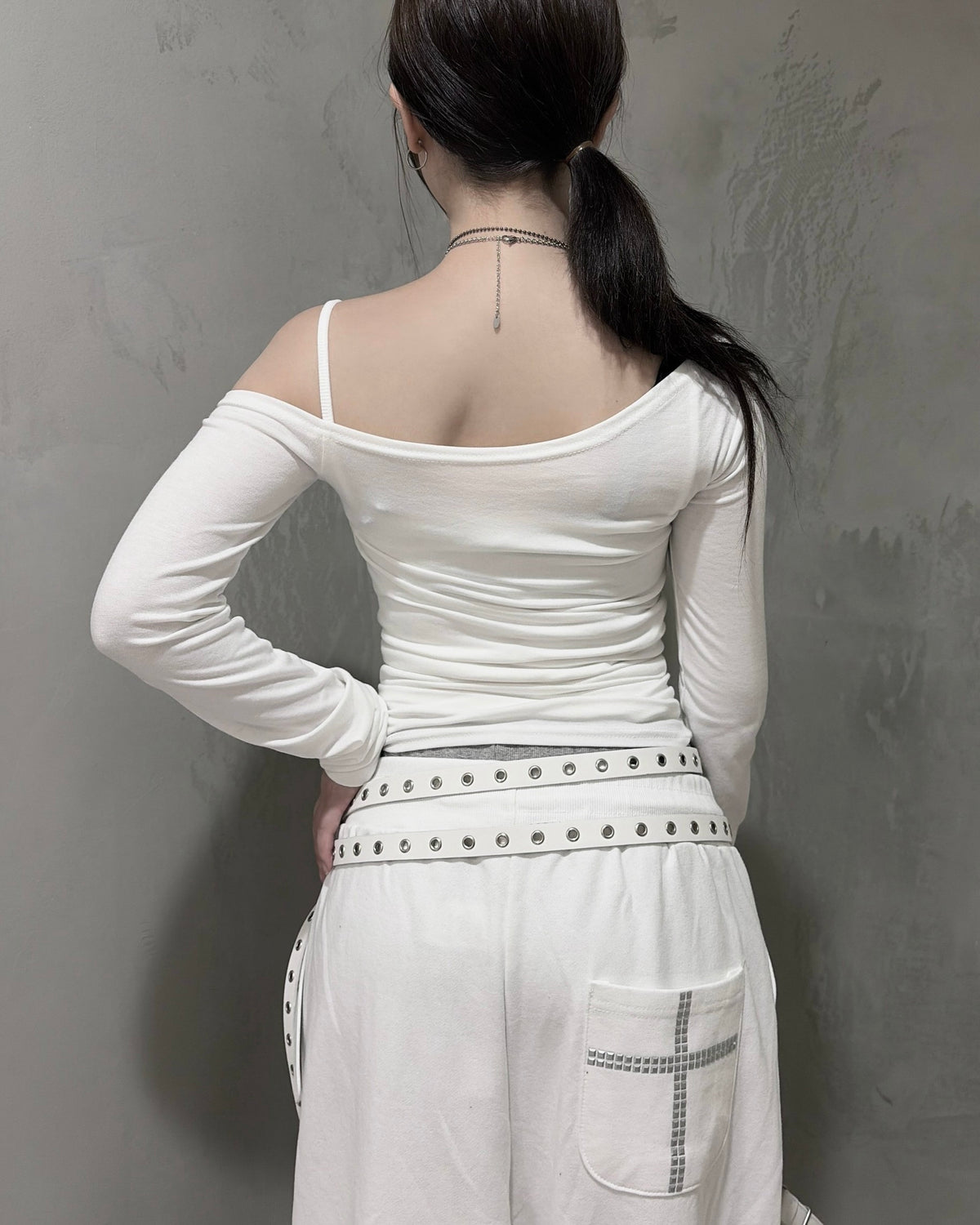 受注制【nmtc+】Corset Lace-Up Long Sleeve (3color)