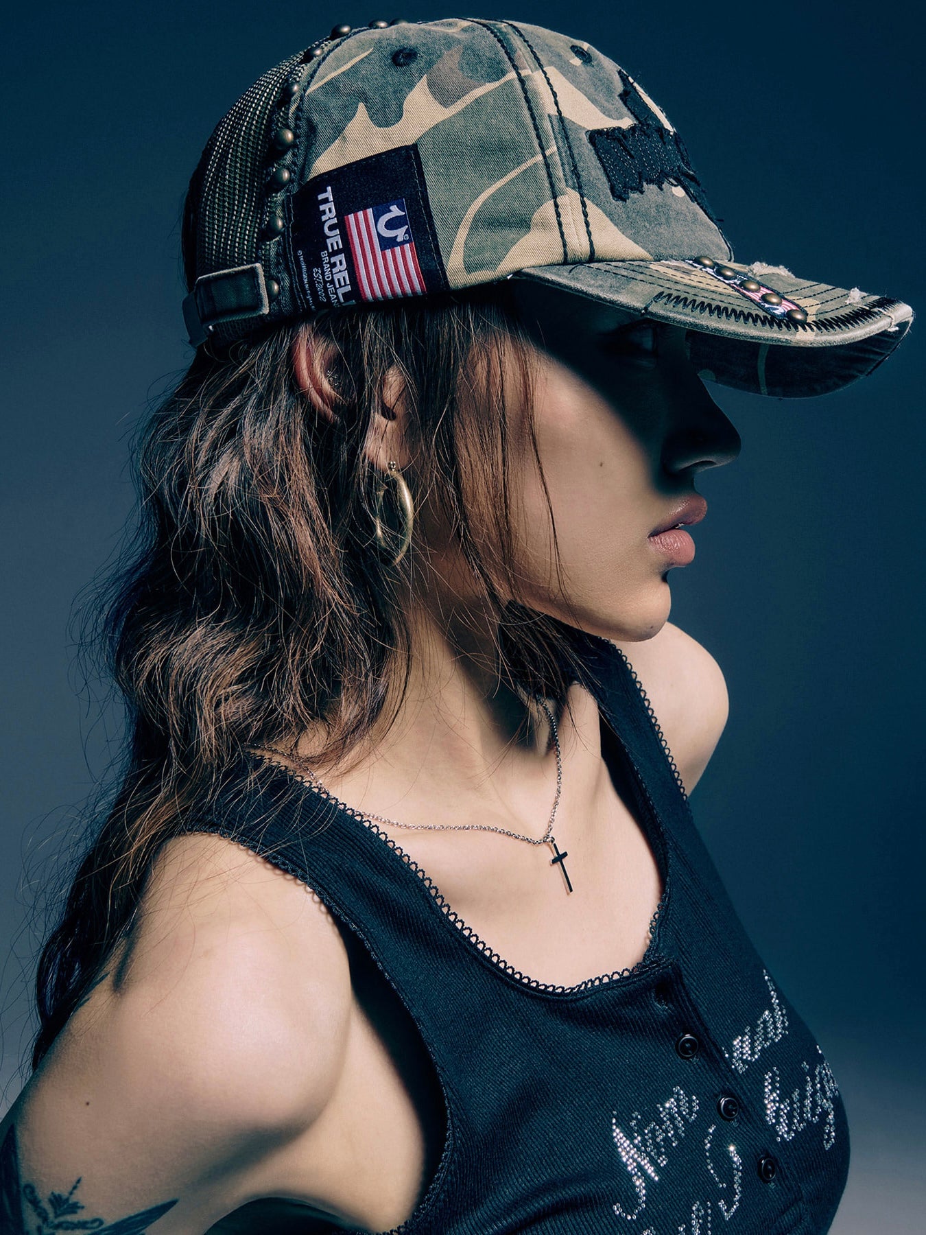 【NOMANUAL×TRUE RELIGION】NO RELIGION PATCH WORK BALLCAP