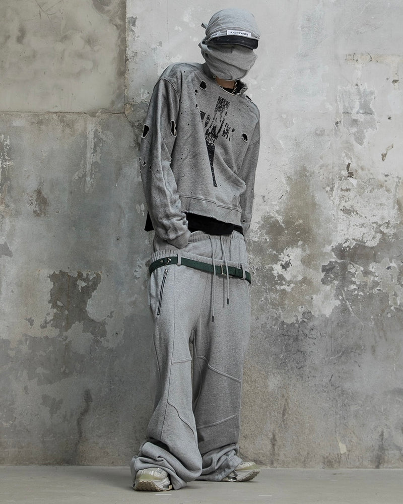 【roaringrad】Layered Waist Sweat Pants