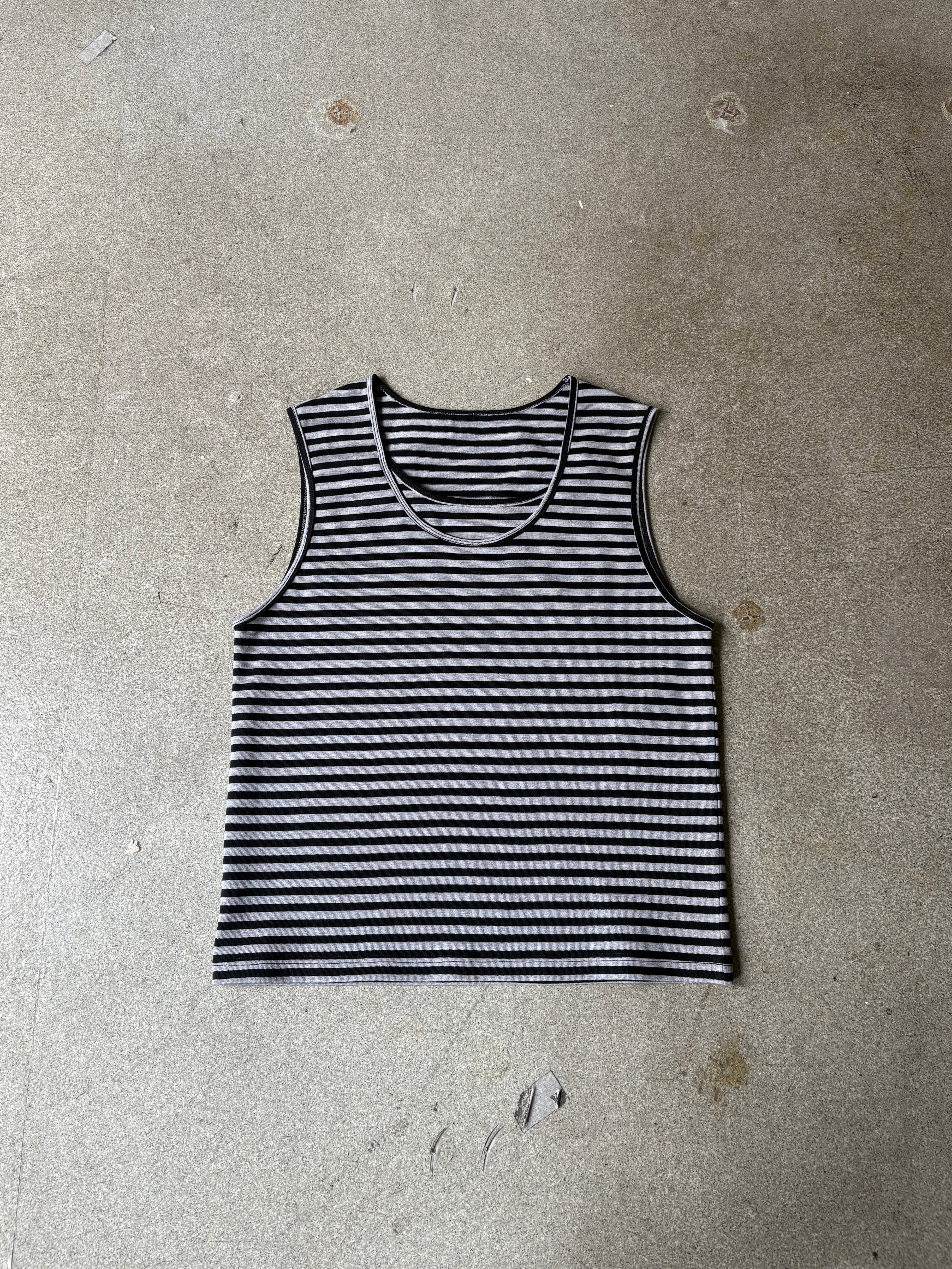 【Lee fi Ne】Layered Stripe Tank