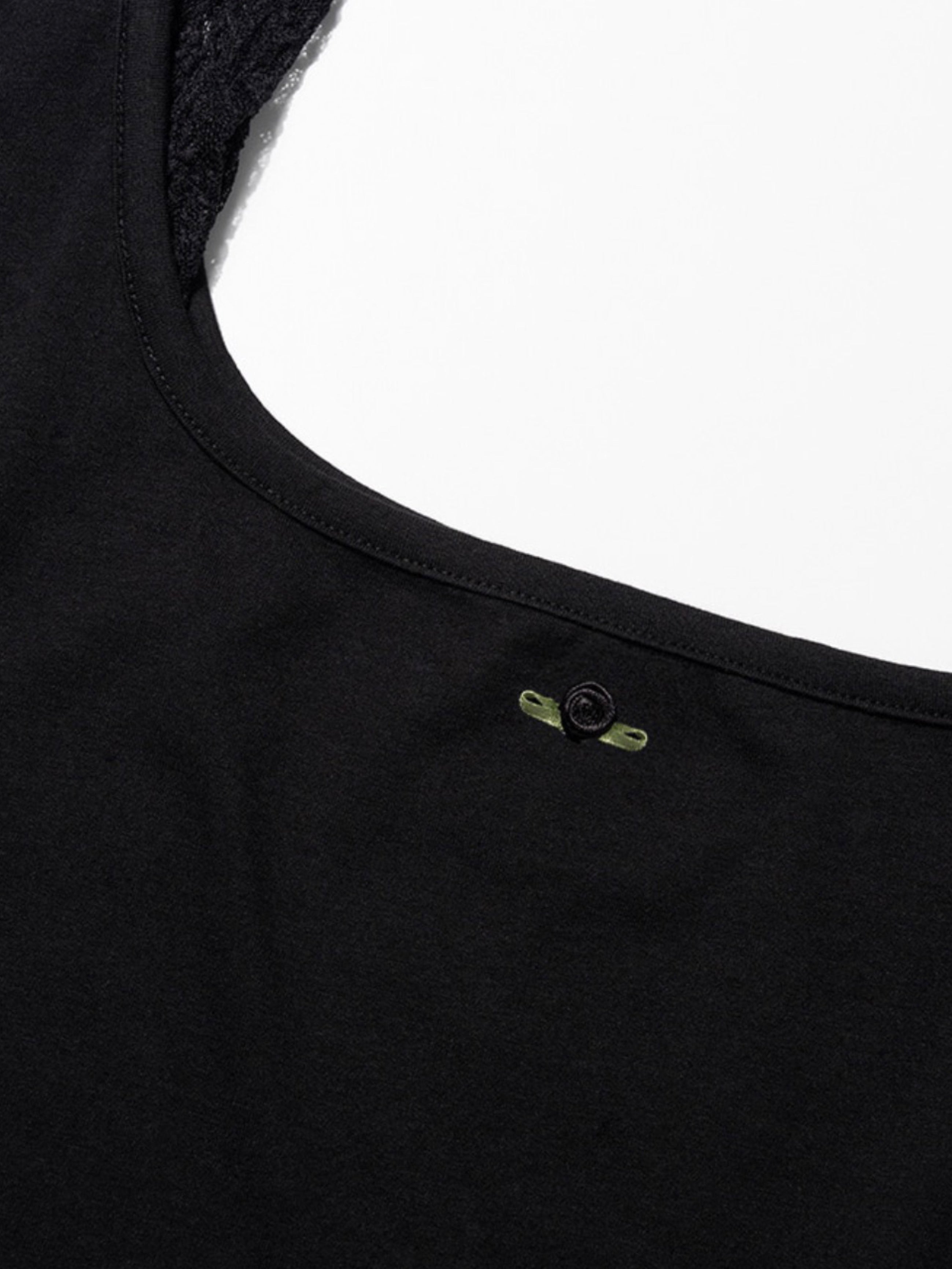 【FANCY CLUB】 LACE SQUARE NECK TOP