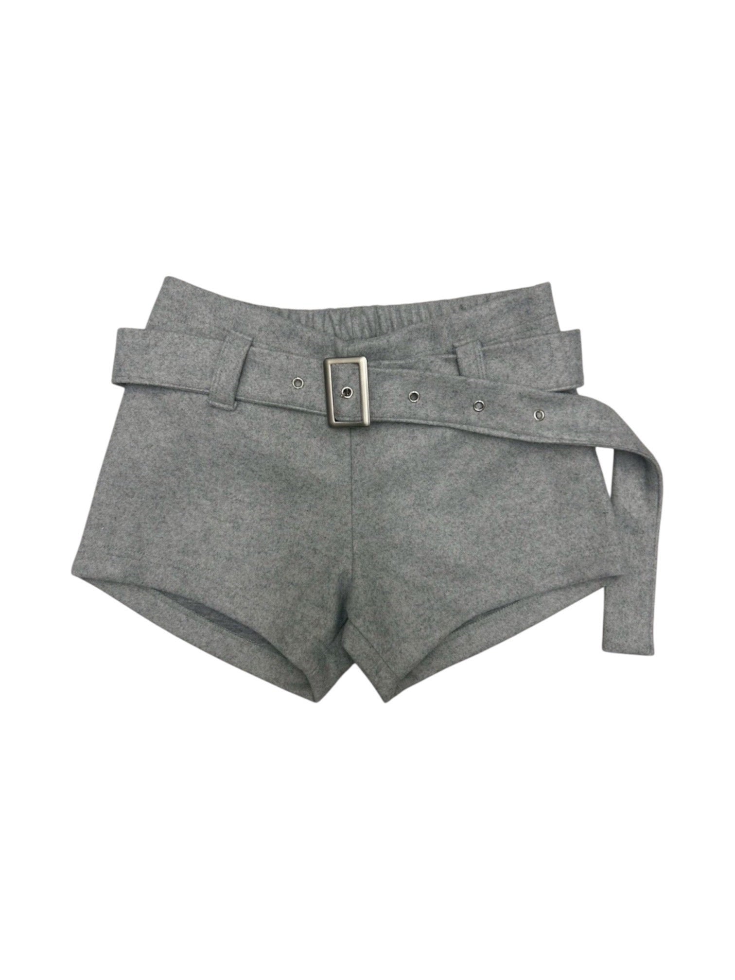 3/1 20:00発売 受注制【nmtc +】belt sweat shorts / 【エヌエムティーシープラス】ベルトスウェットショートパンツ (2color)