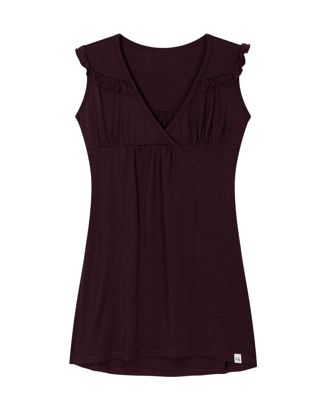 【Uglyshadow】RUFFLE TIE TOP