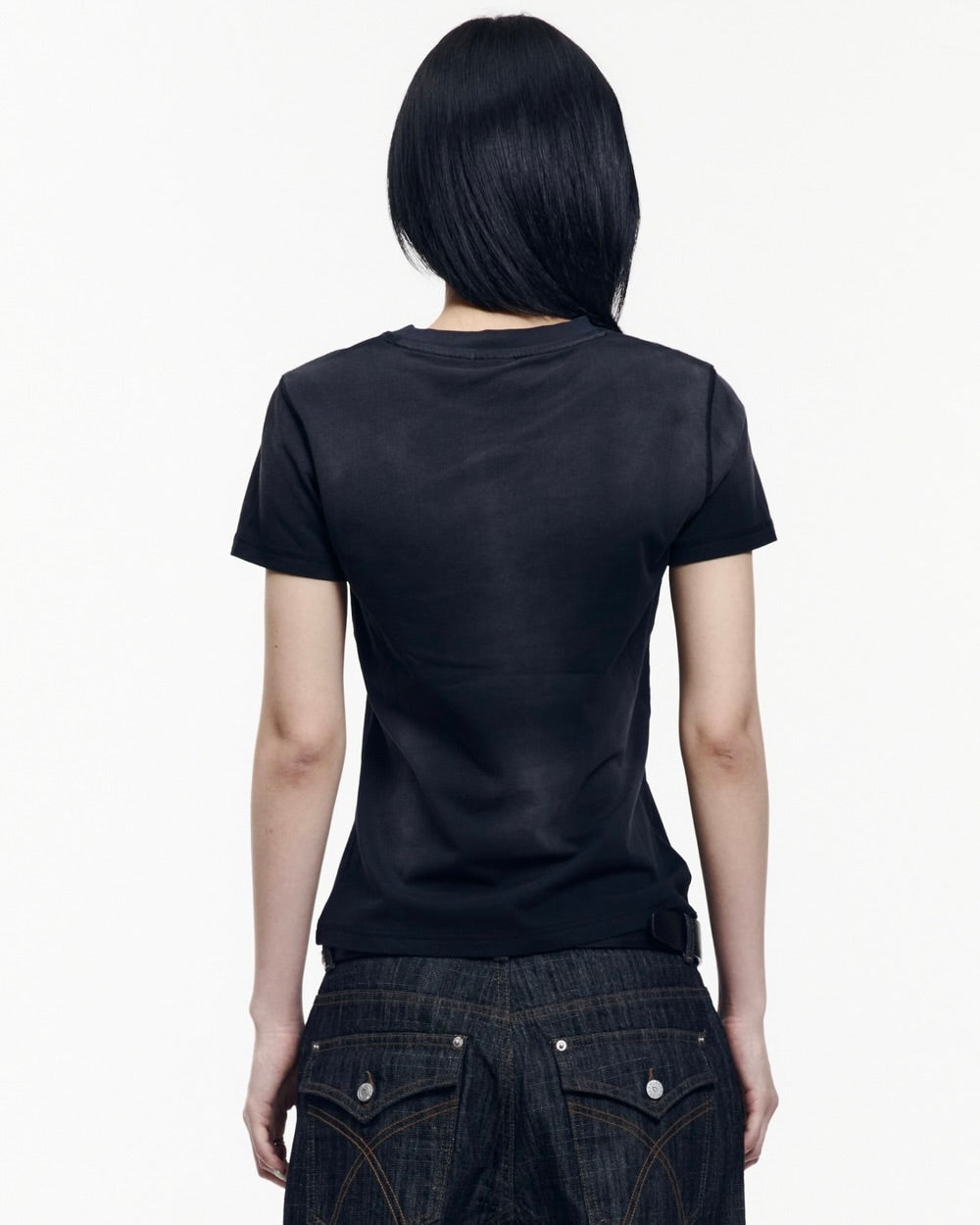 【AAKAM】Dust Fade CROS2 Half Top
