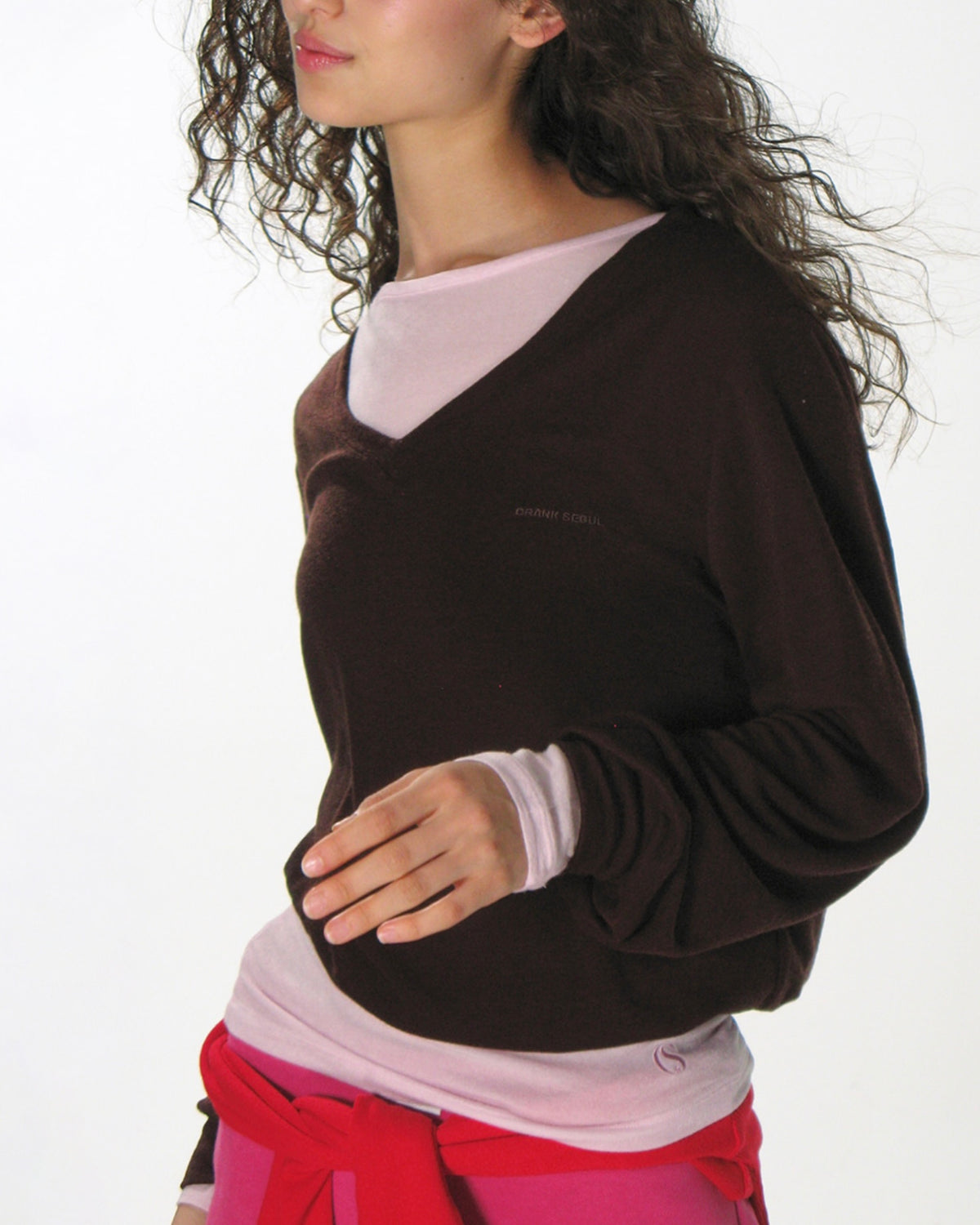 【CRANK】SOFT V-NECK KNIT