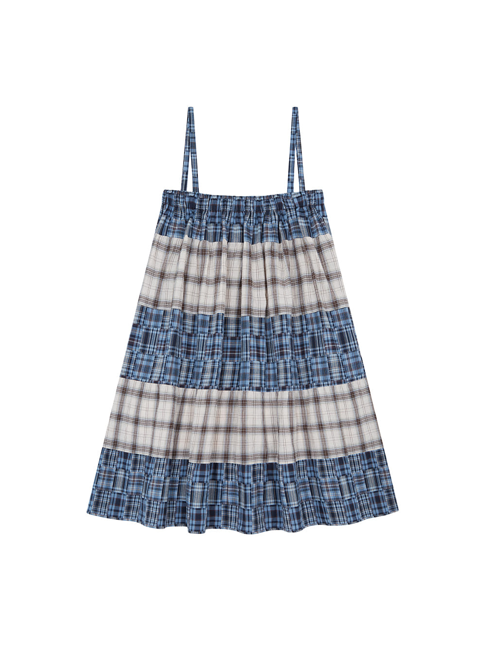 6/8 21:00発売【TUOMIO】2-WAY PATCHWORK SKIRT
