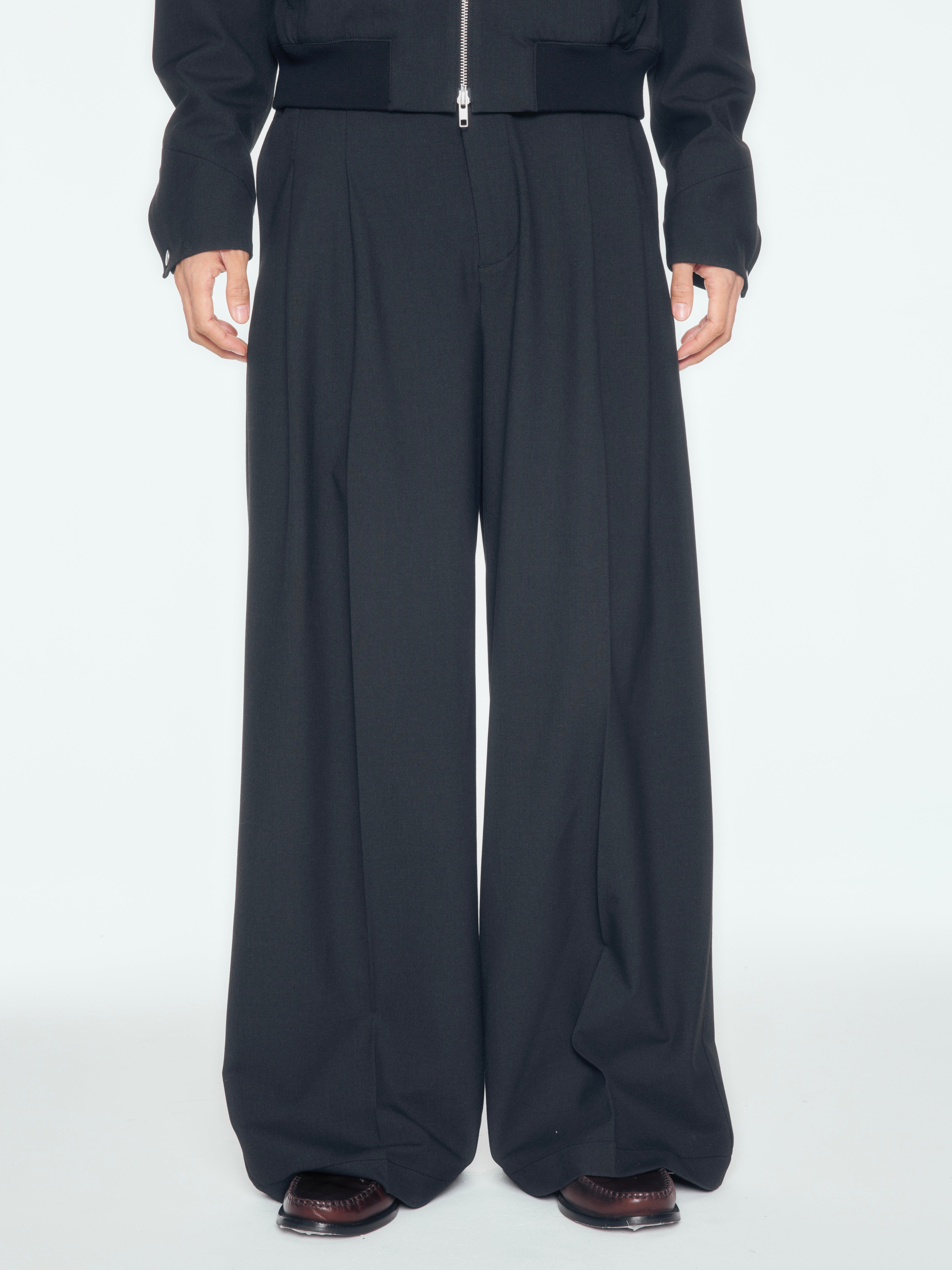 【CS】belt wide throusers