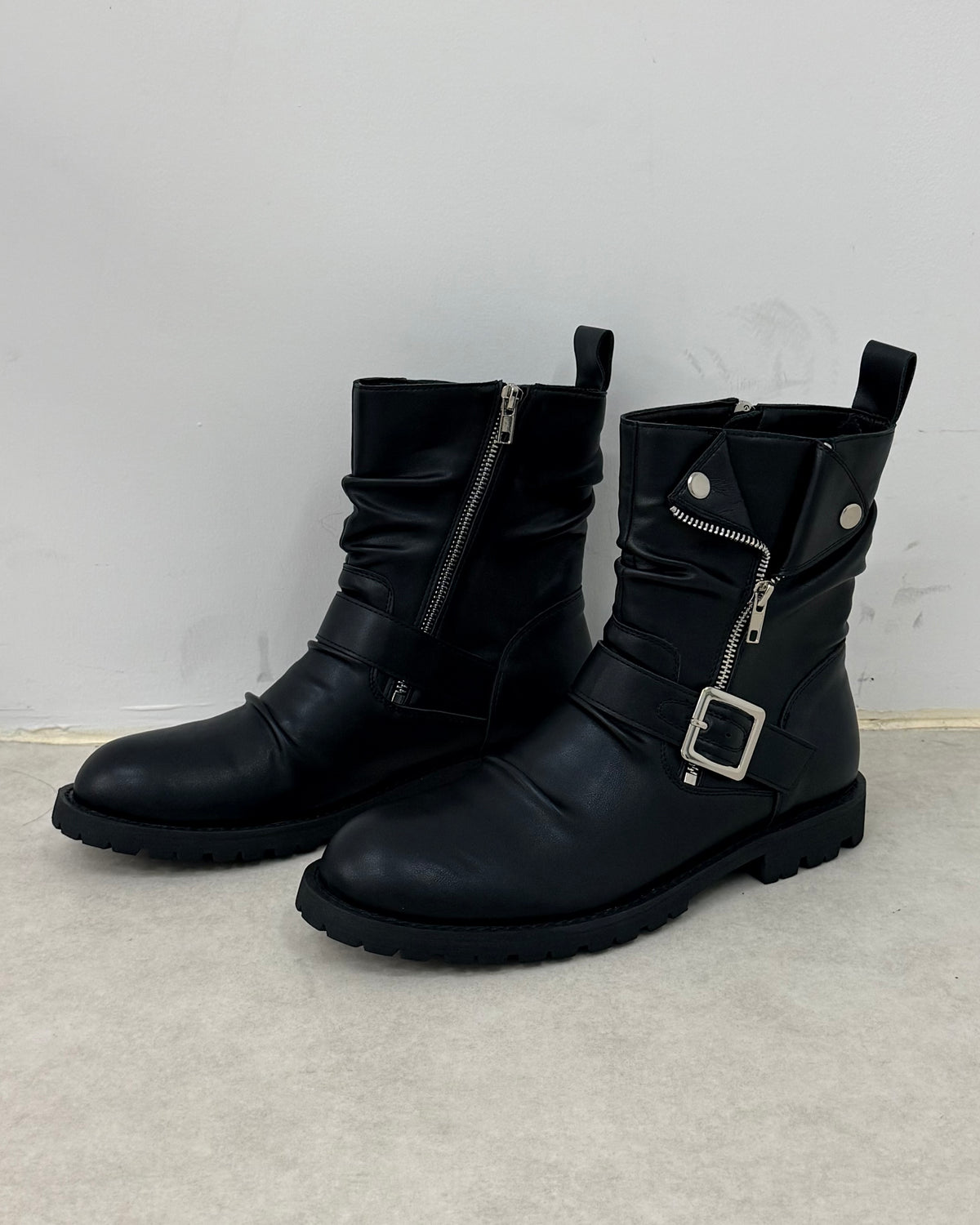 国際配送【RENOL】leather biker boots