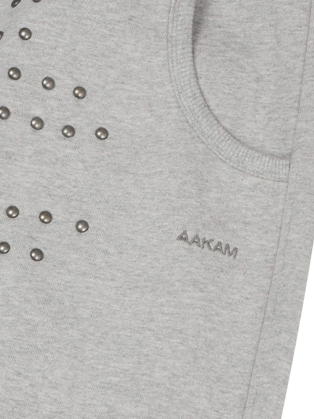 【AAKAM】Go-Cross Studded SweatPants