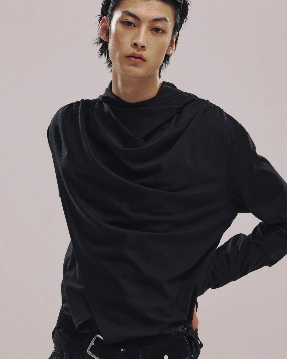 【LECYTO】Avant-garde Drape Hood