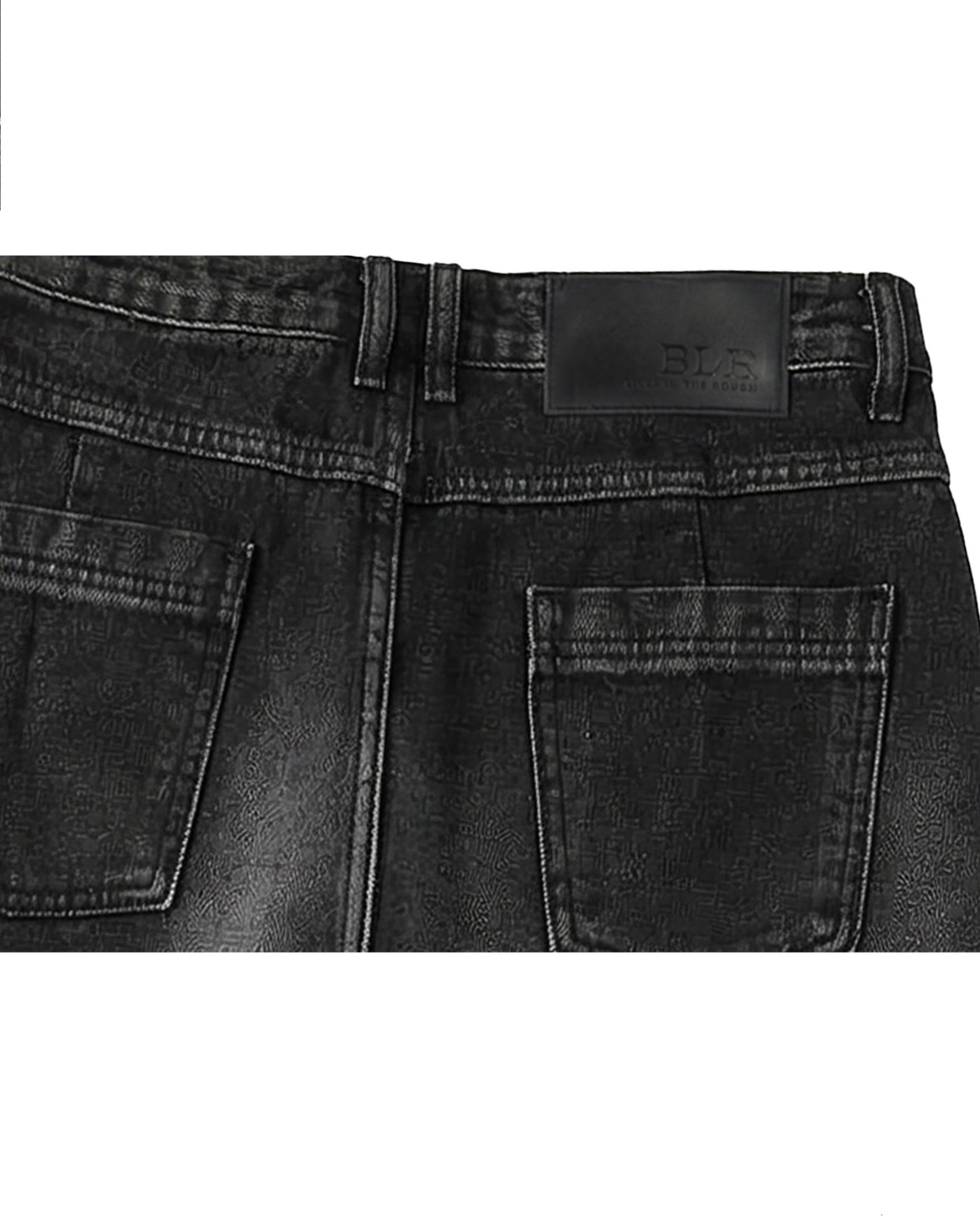 【BLR BLUER】Marked Silence Denim Pants
