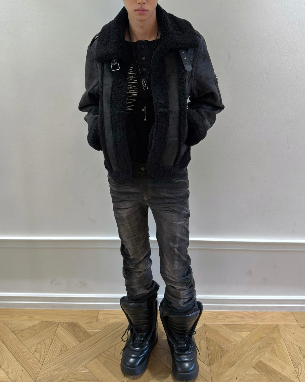 【LECYTO】Faded Outlaw Mustang Jacket