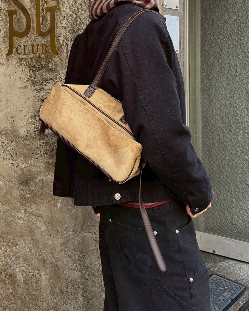 【youll】suede baguette bag (2color)