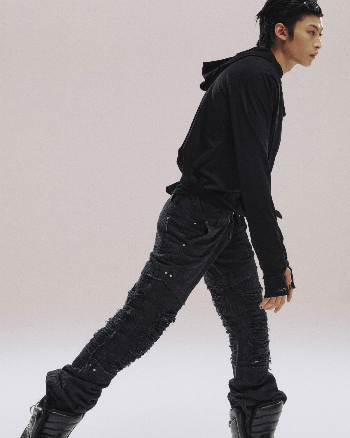 【LECYTO】Avant-garde Drape Hood