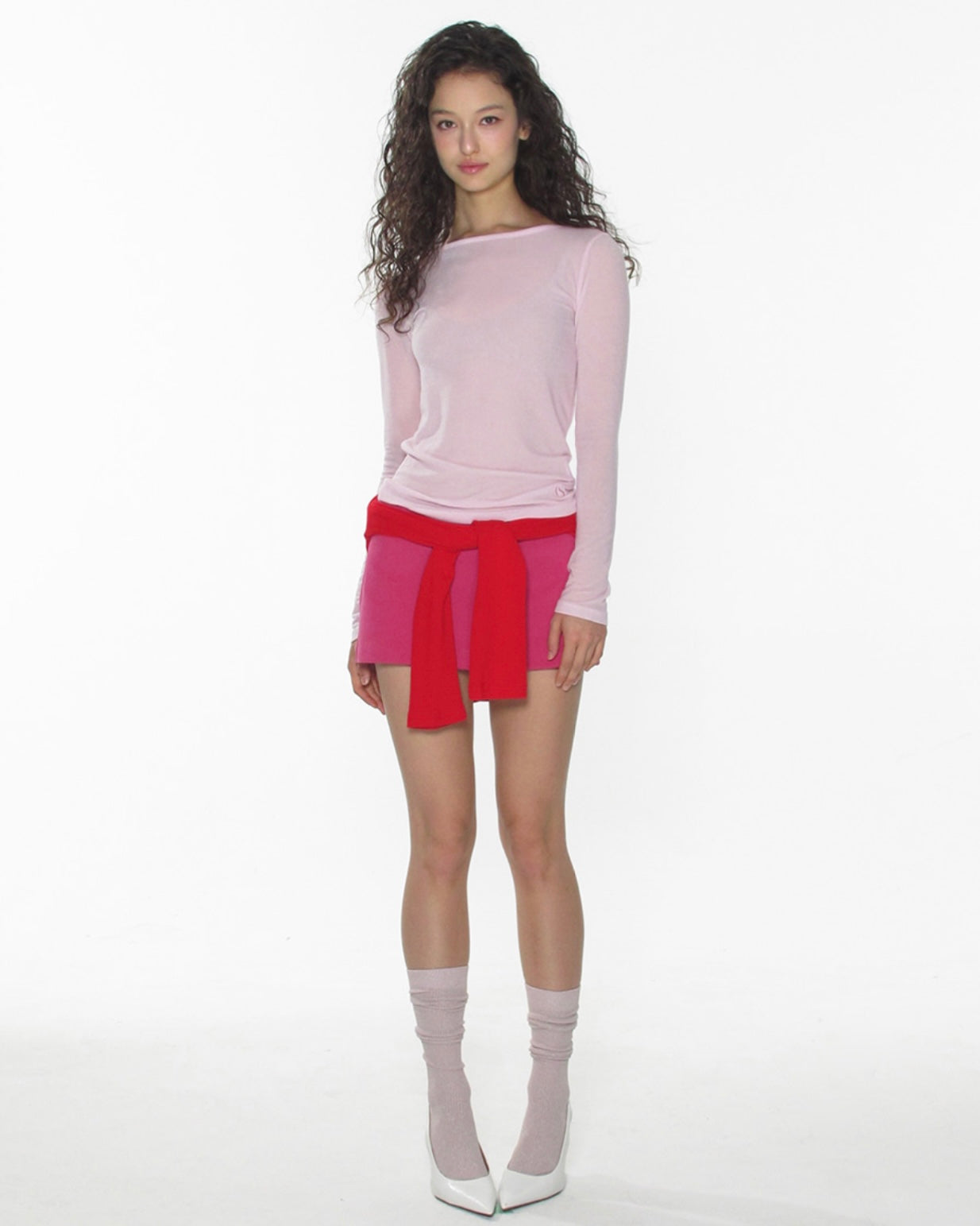 【CRANK】SHEER BASIC TOP