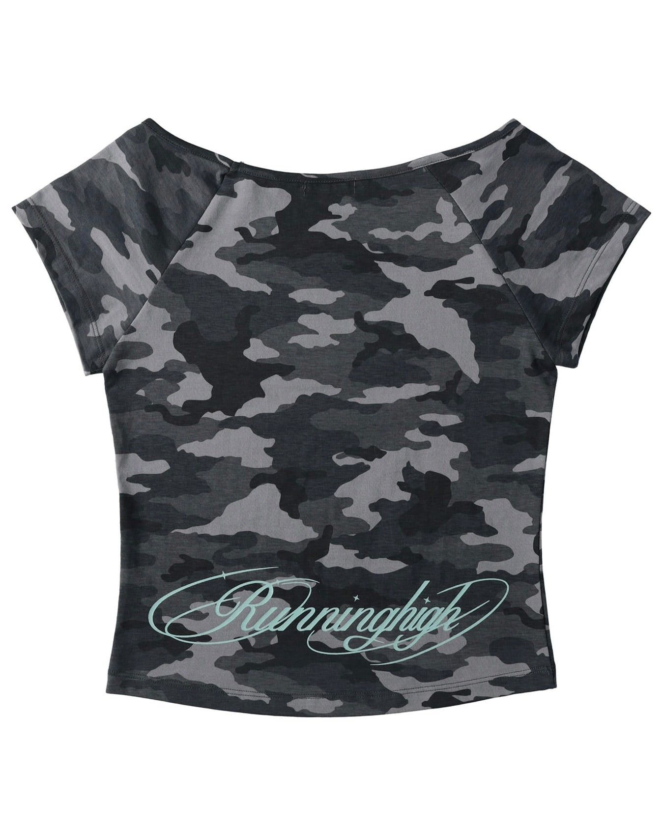 【runningHIGH】CAMOUFLAGE H/S TEE