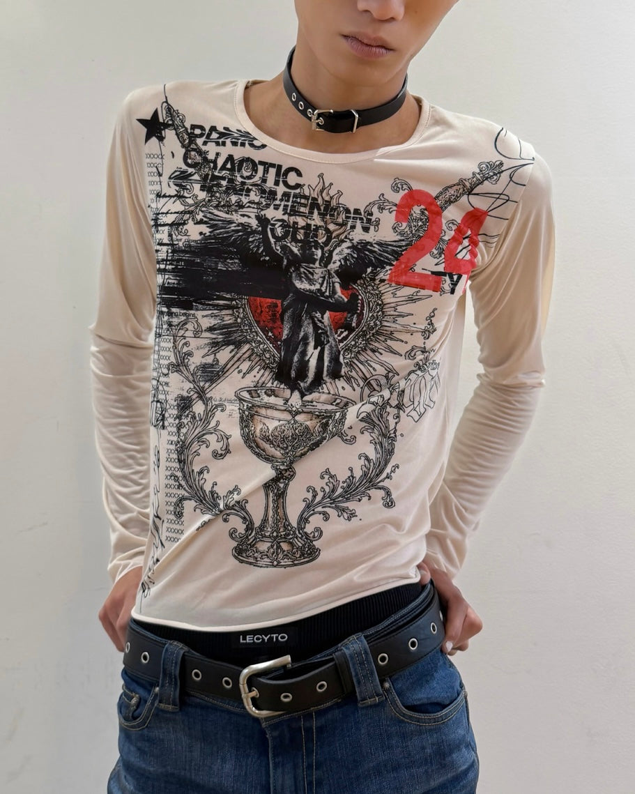 【LECYTO】24 See-Through Long Sleeve