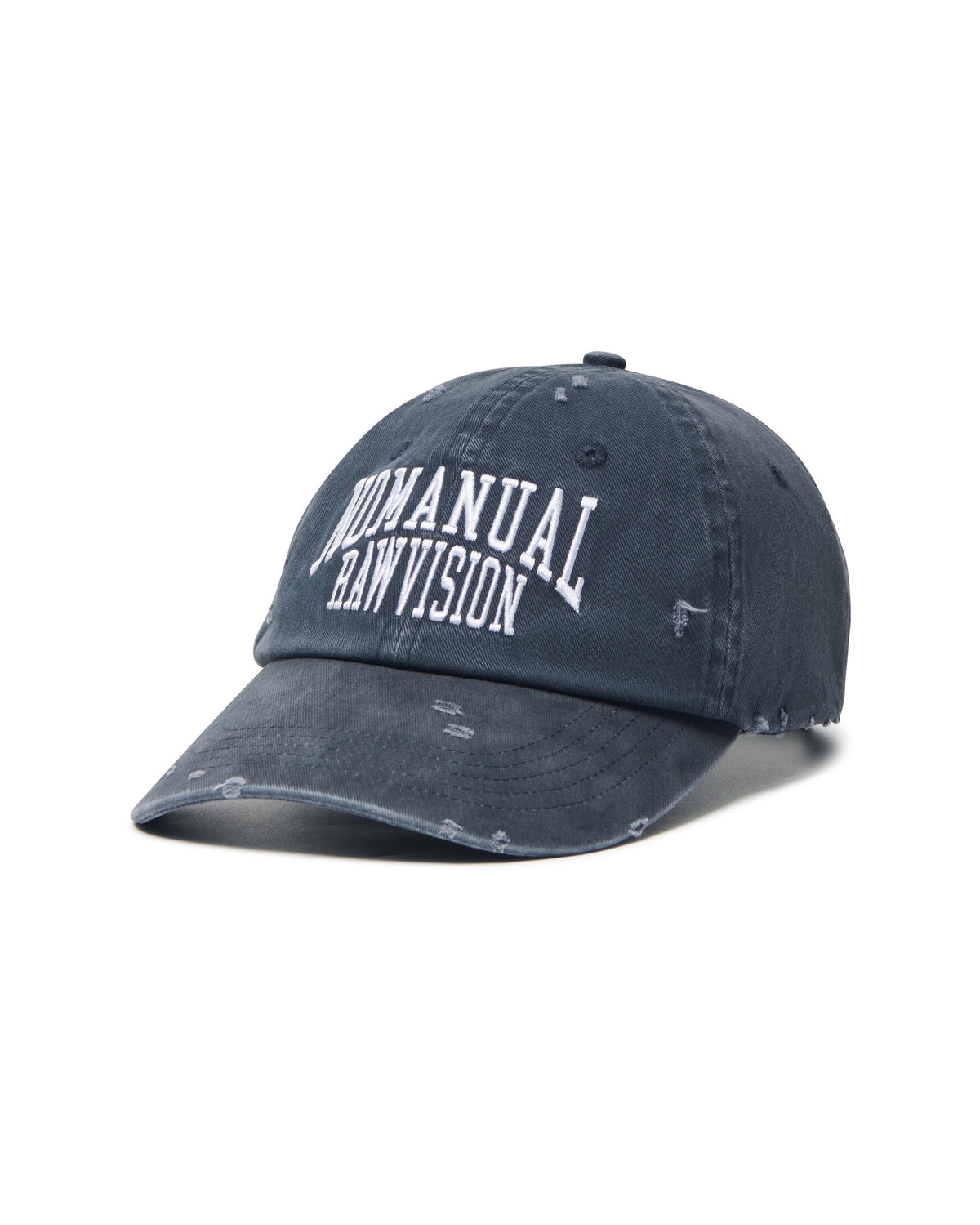 【NOMANUAL】RAW VISION DAMAGED BALL CAP
