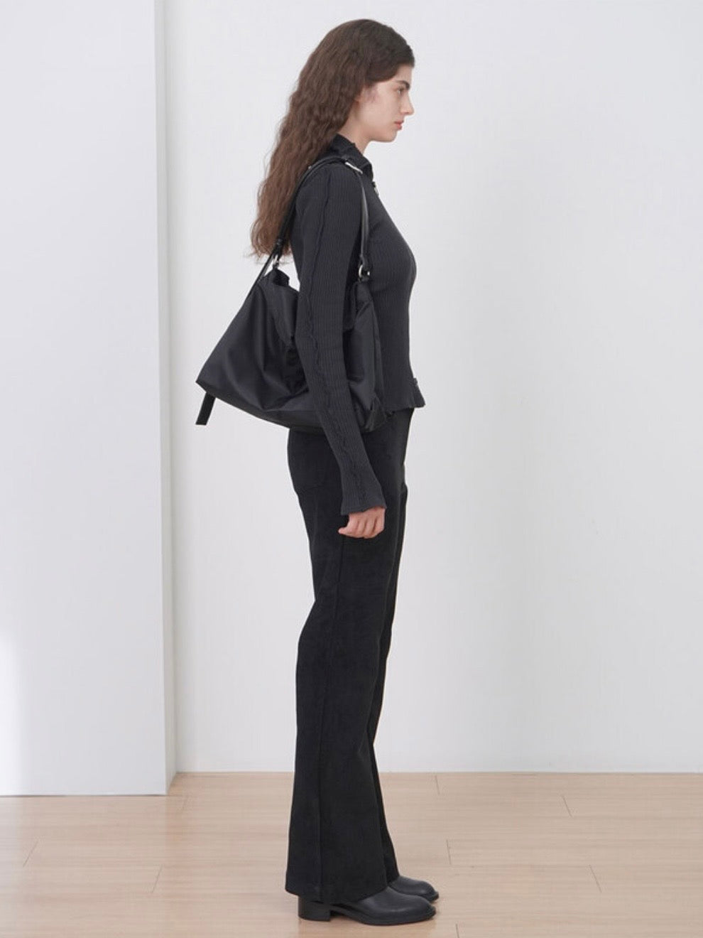 【HAH ARCHIVE】Contour Belted Bag (ナイロン)
